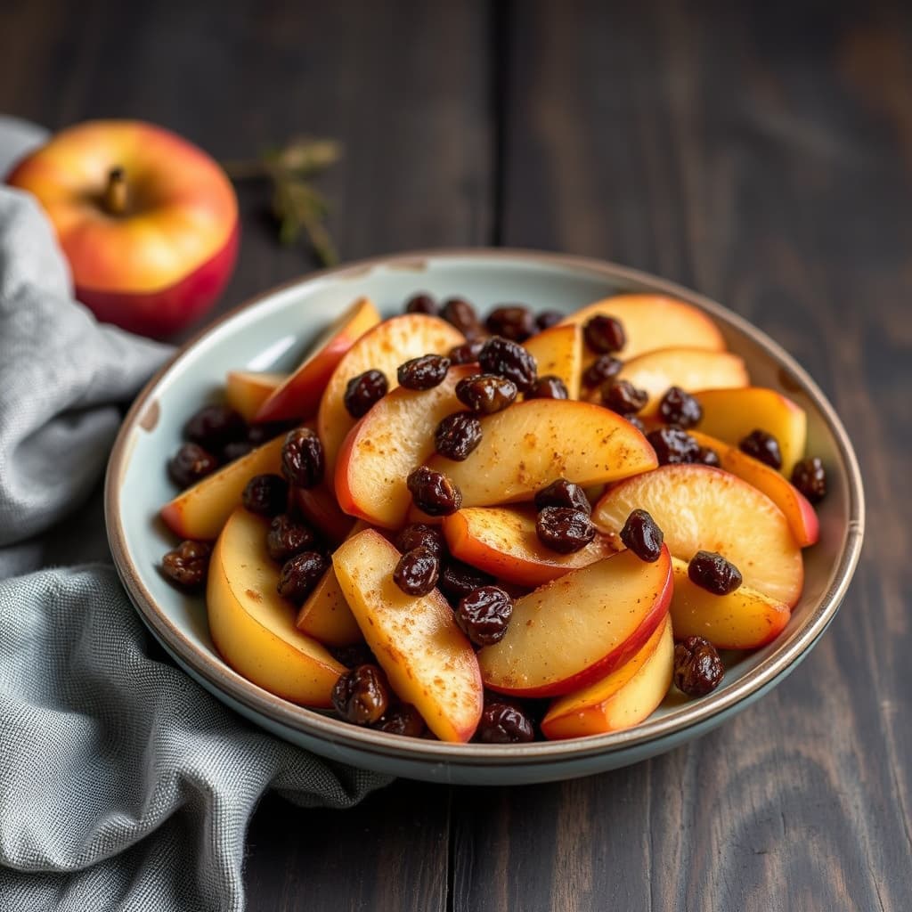 Krydret epler og rosiner
