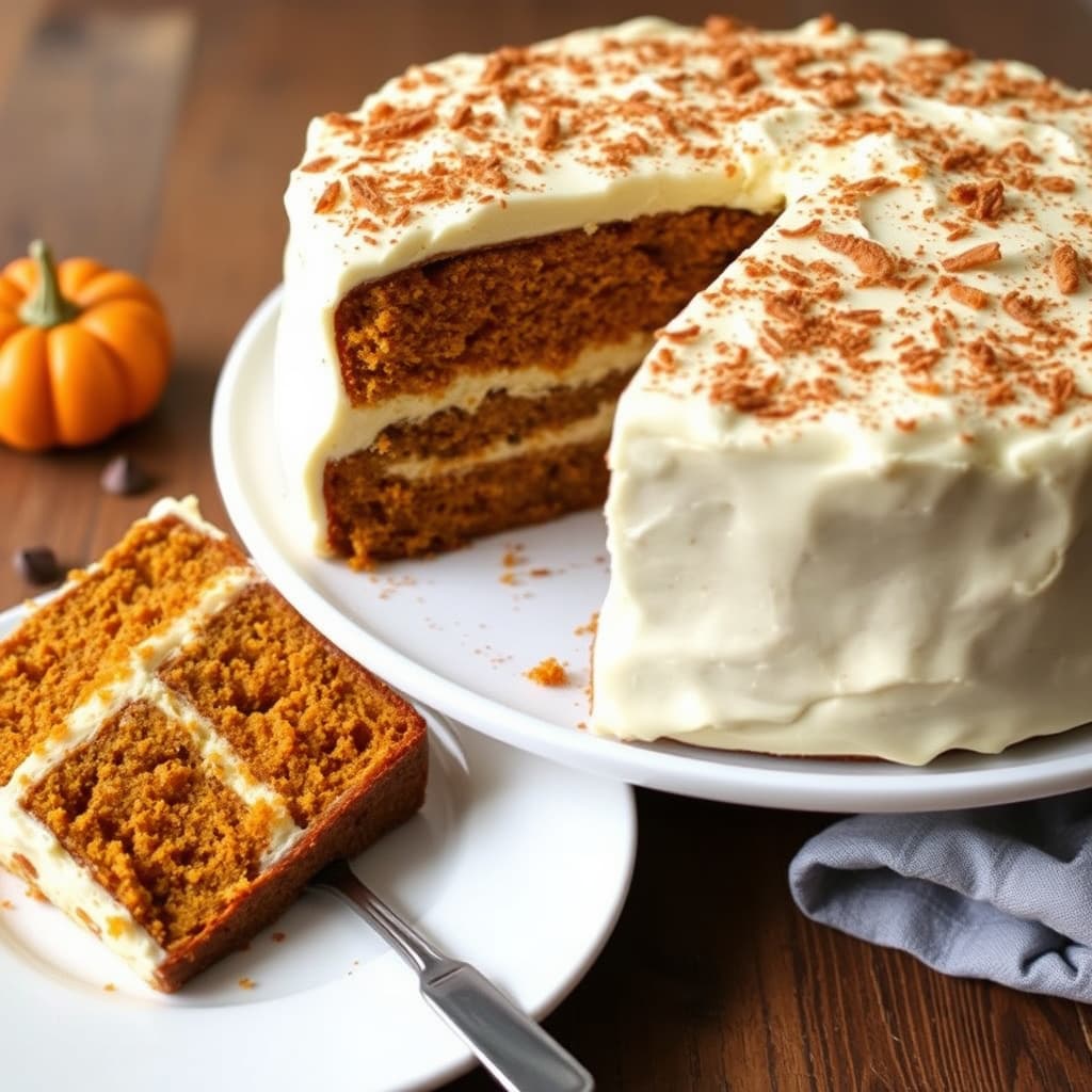 Krydret gresskarlagkake