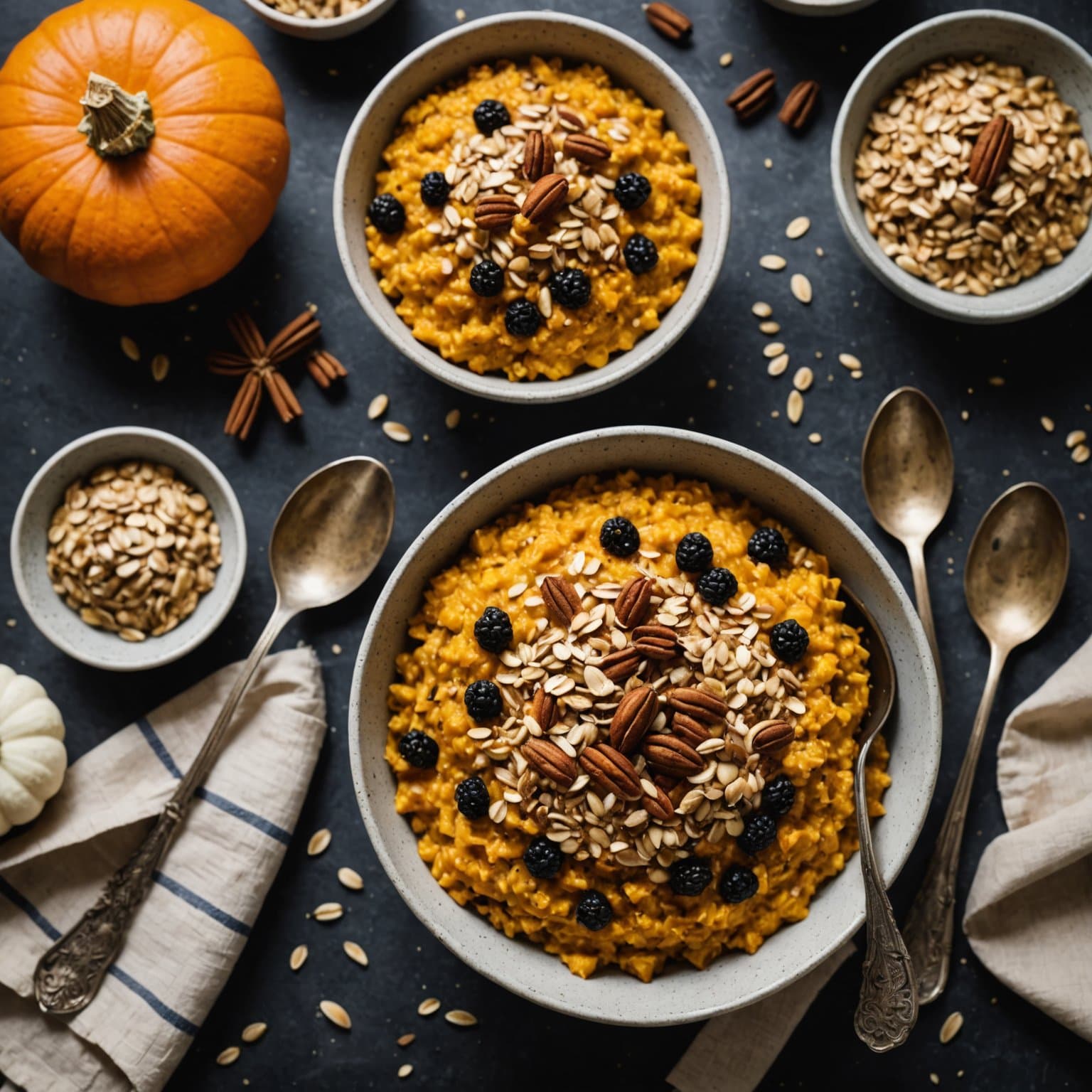 Krydret gresskorsavning med havregryn