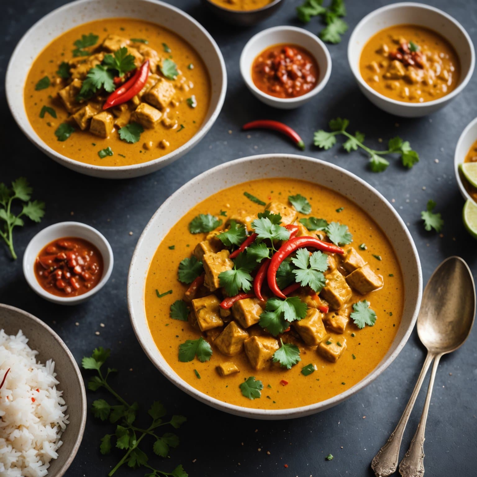 Krydret kokosnøttkarrysauce