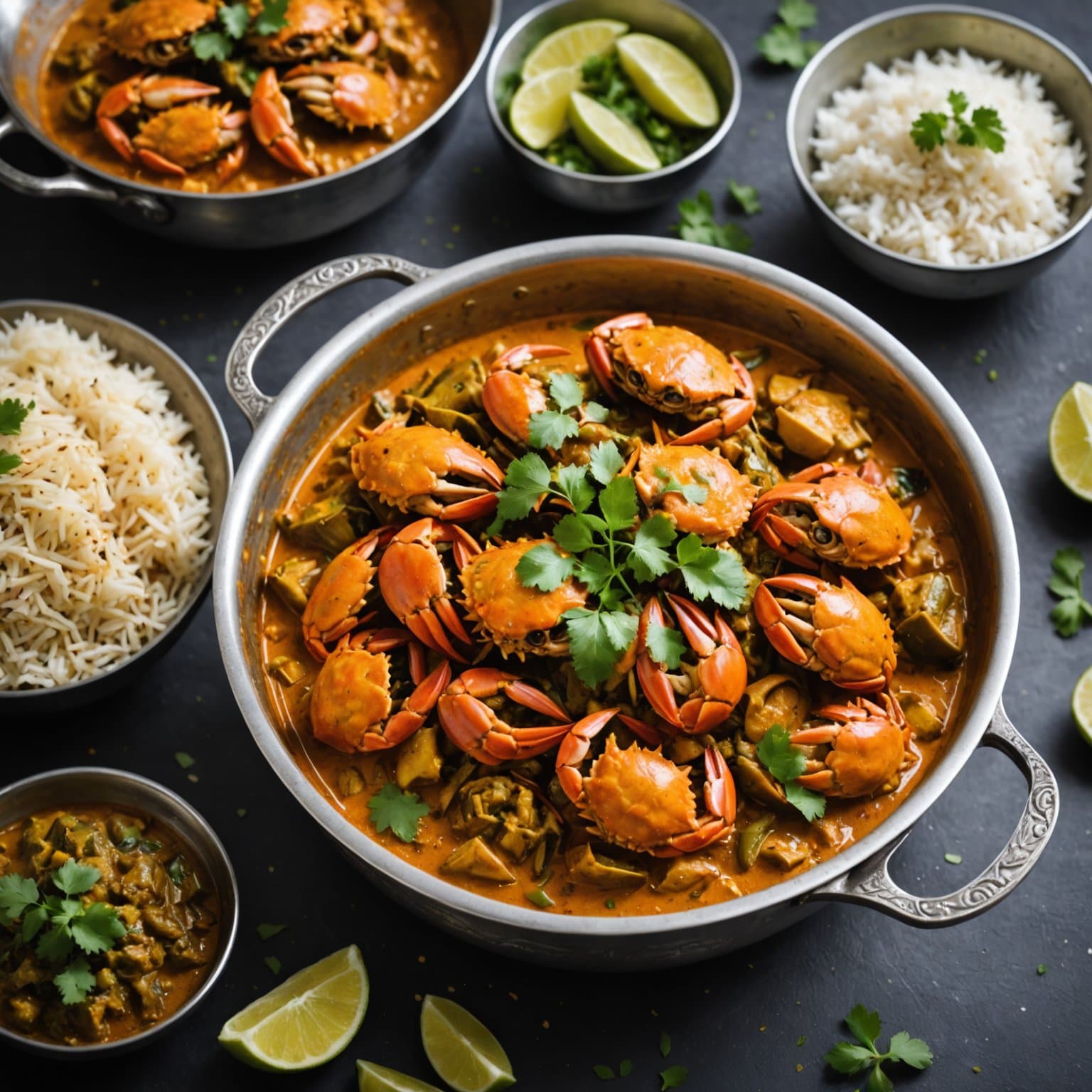 Krydret krabbekarri – Bangla-stil