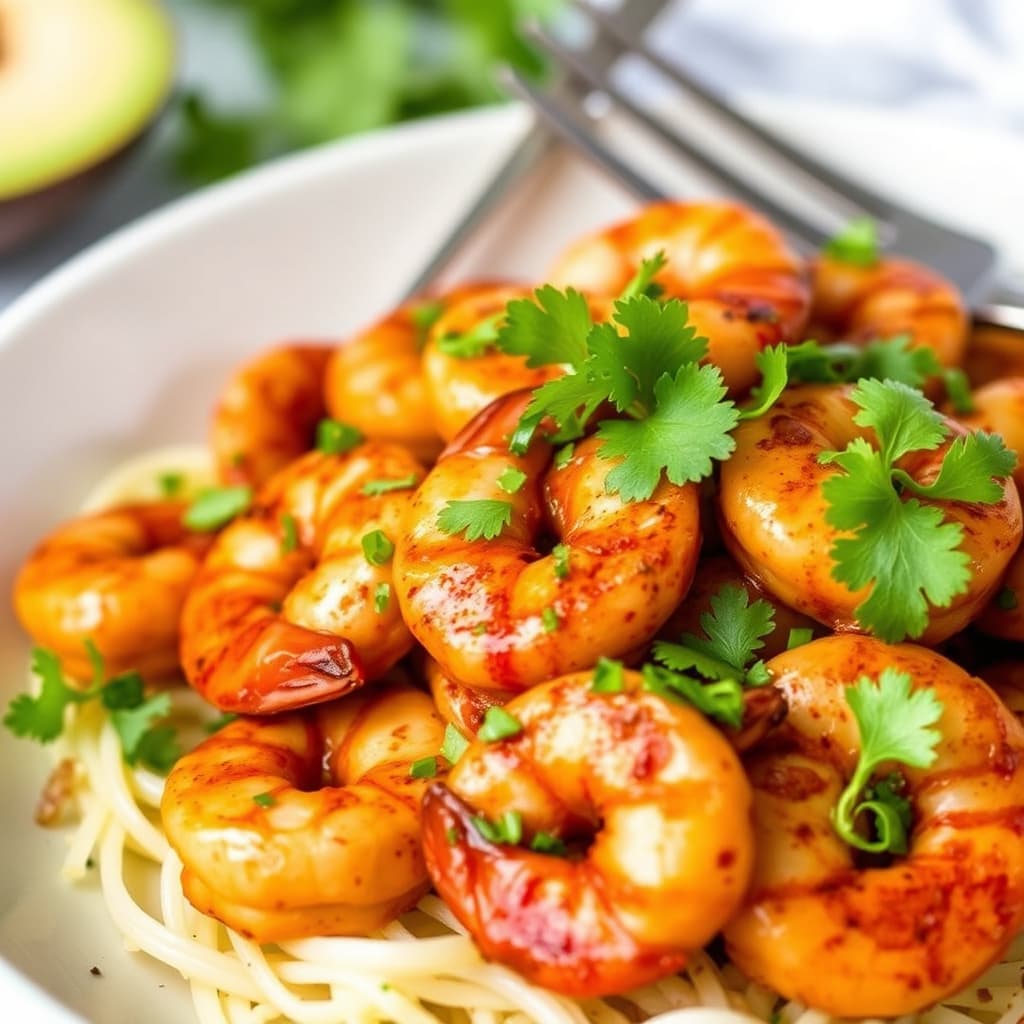 Krydret marokkansk-inspirert reker