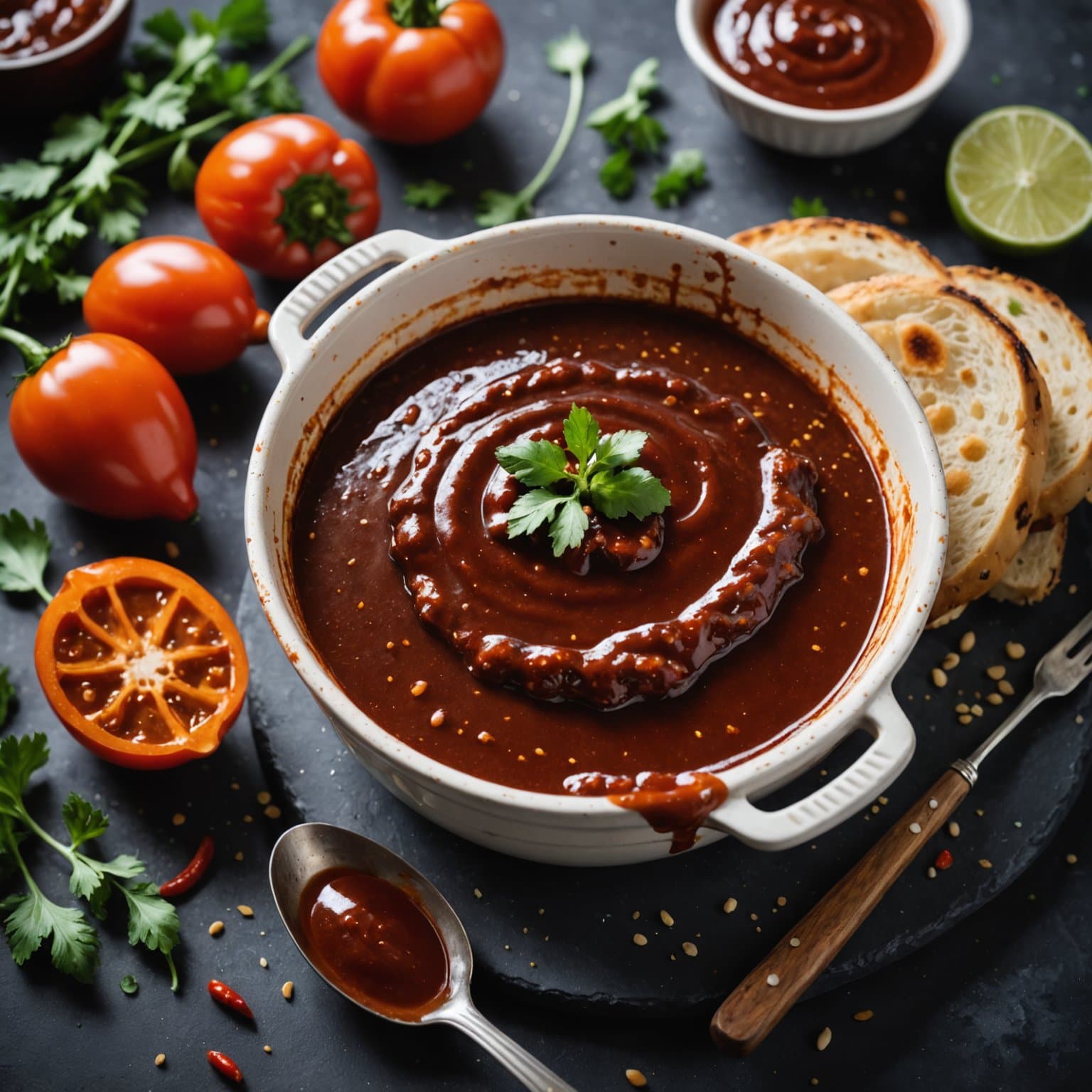 Krydret øl-infusert BBQ-saus