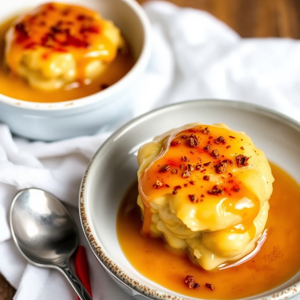 Krydret smørkaramellpudding