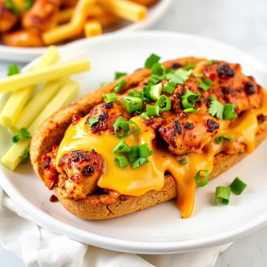 Kylling-chedarsteaks