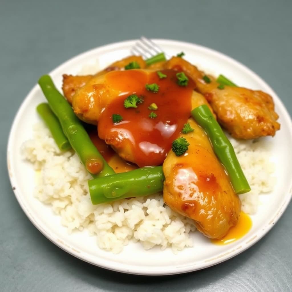 Kylling, ingefær og honning