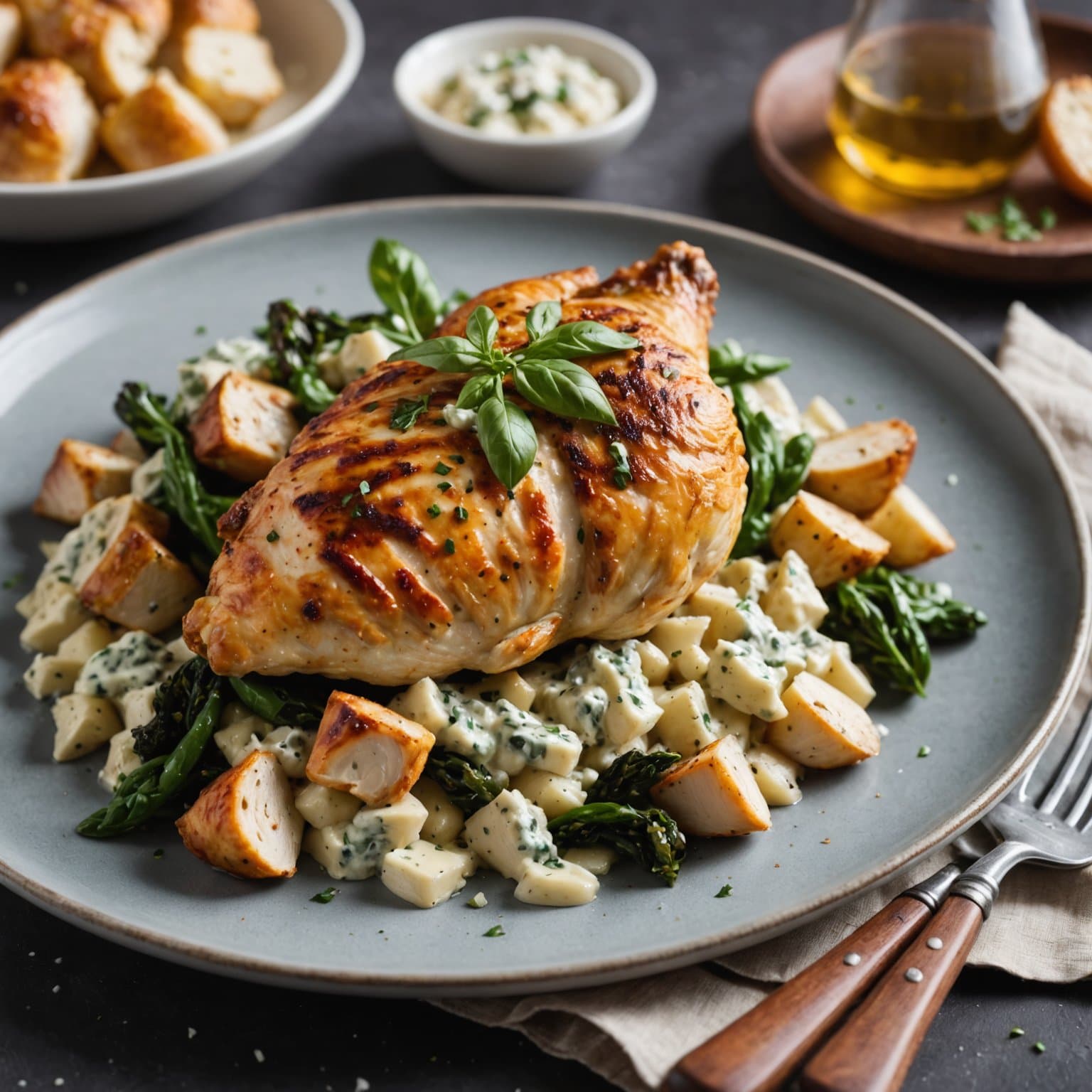 Kylling med Gorgonzola