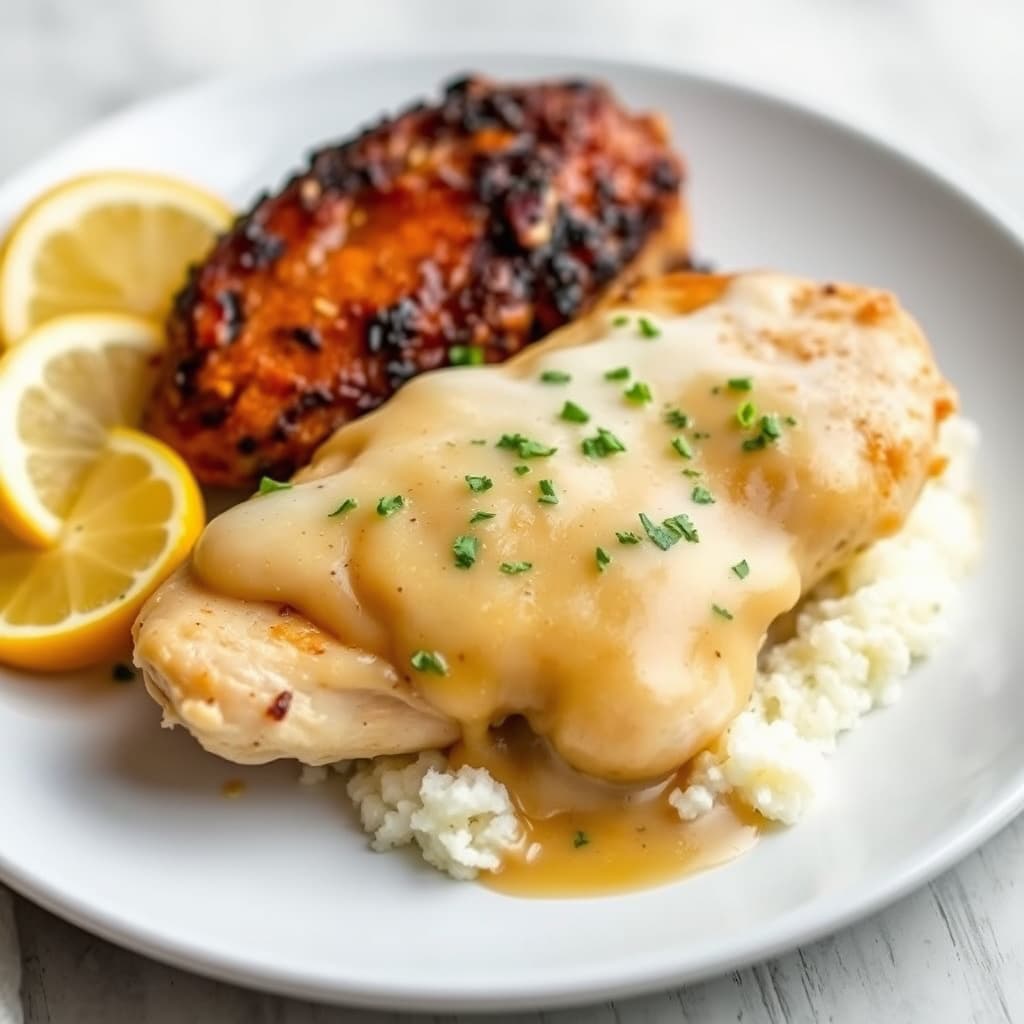 Kylling med hurtig sitruspanne-saus