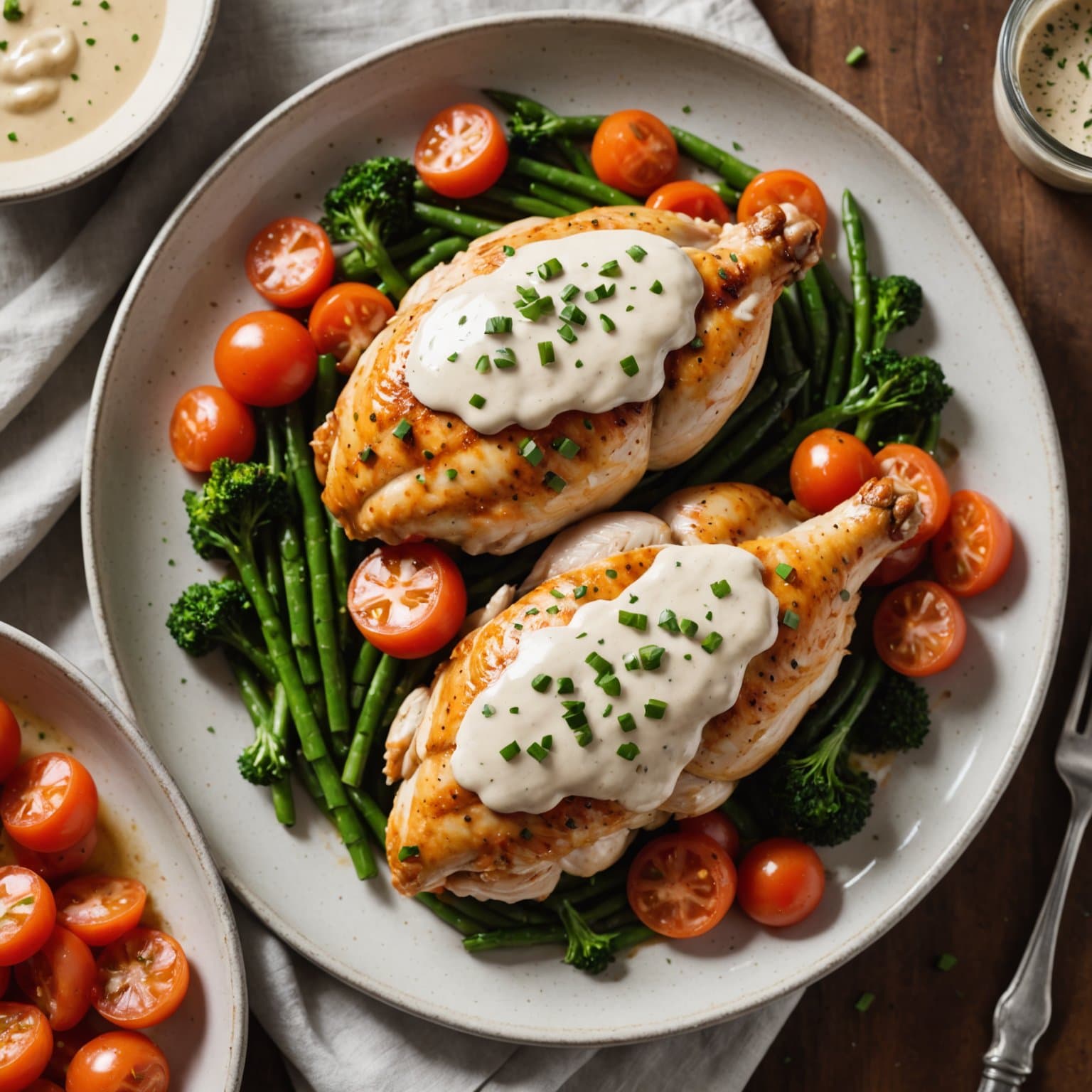 Kylling med kremet ReaLemon®-saus