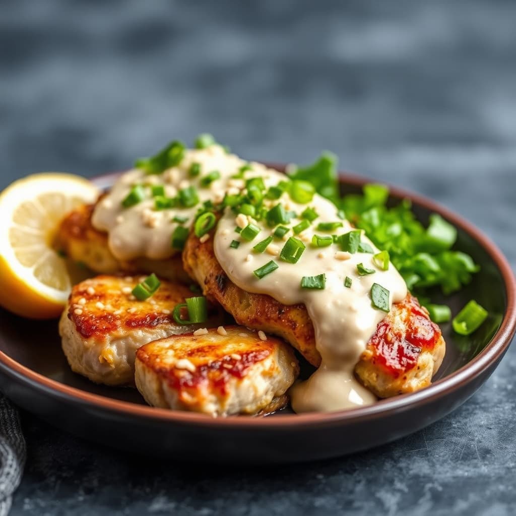 Kylling med sesammayonnaise