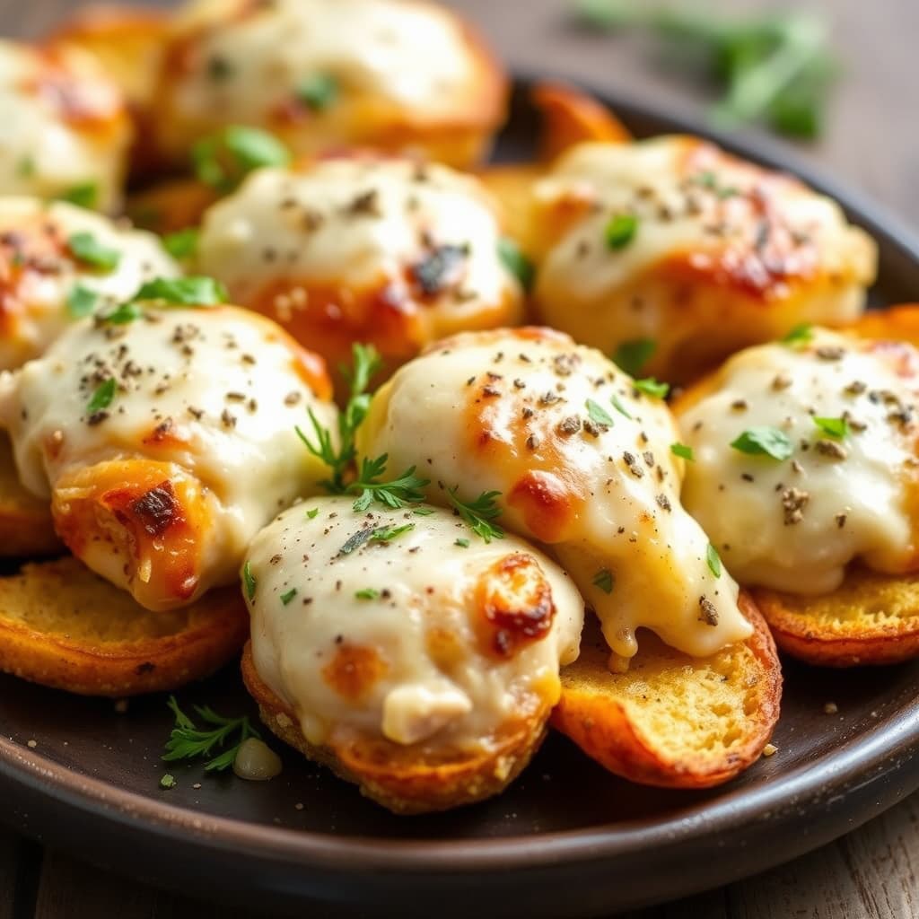 Kylling- og artisjokkhjerteparmesan-heroer