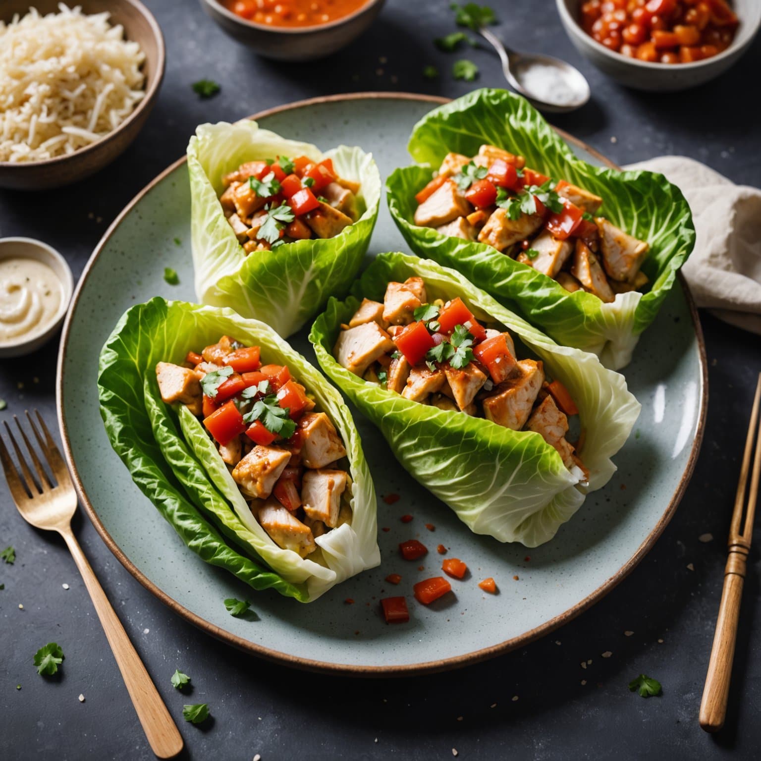 Kylling- og kålwraps