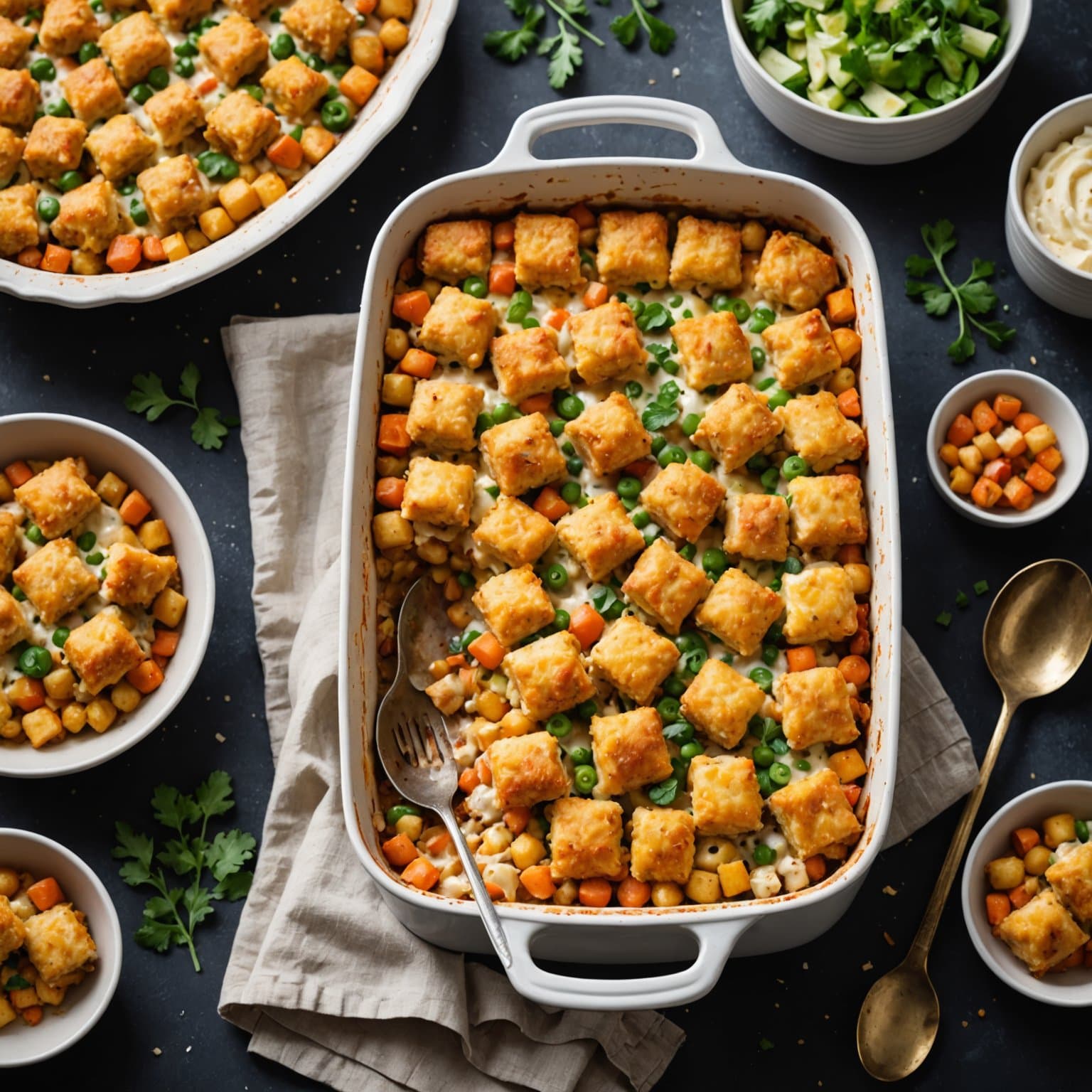 Kylling- og Tater Tot®-grateng