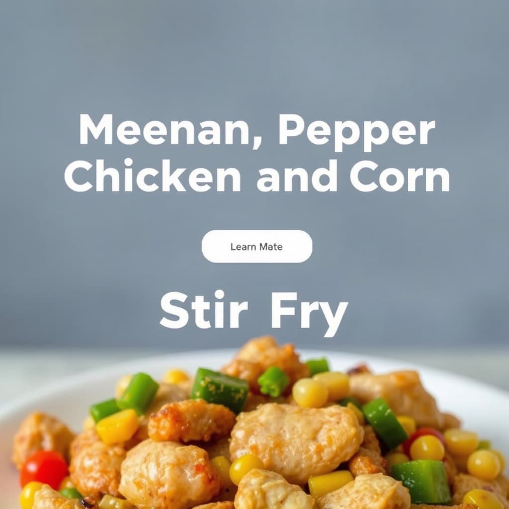 Kylling-, paprika- og maiswok