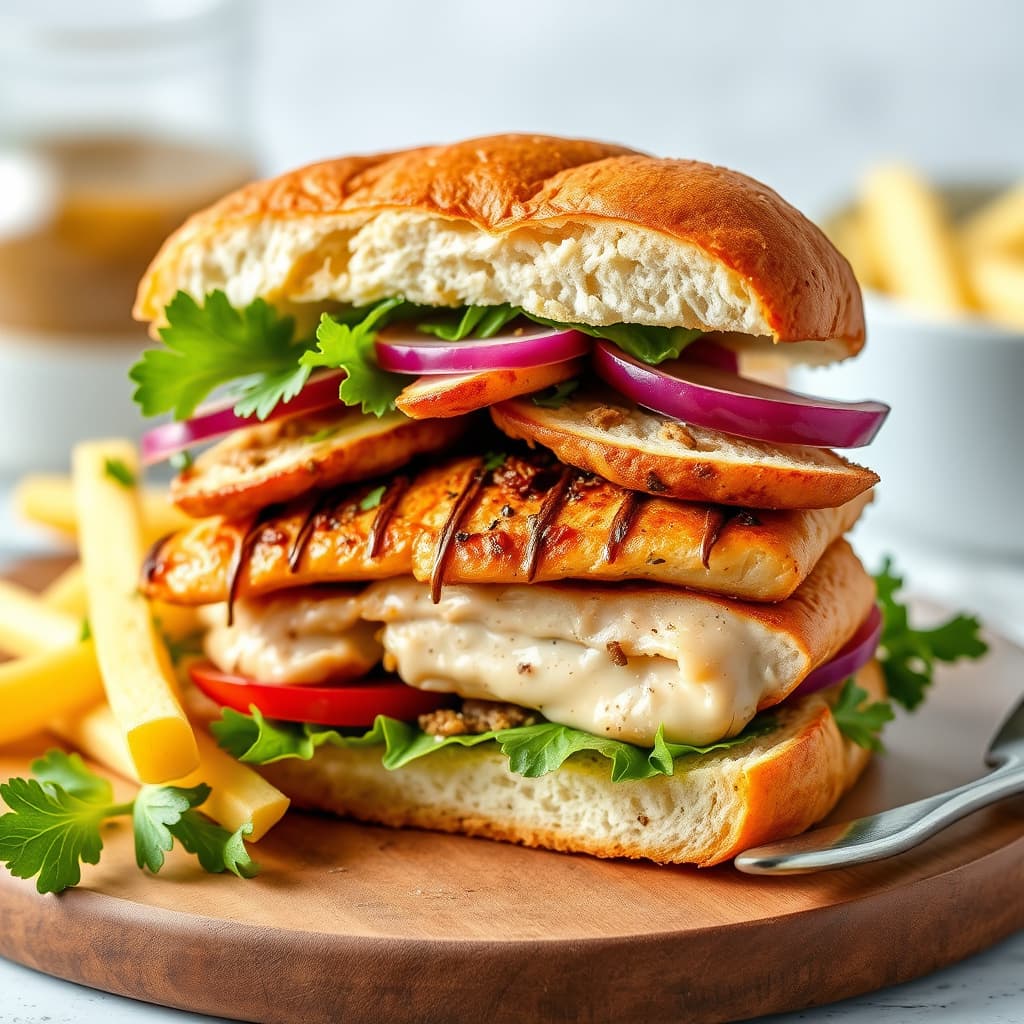 Kyllingklubb med duft av trøffel