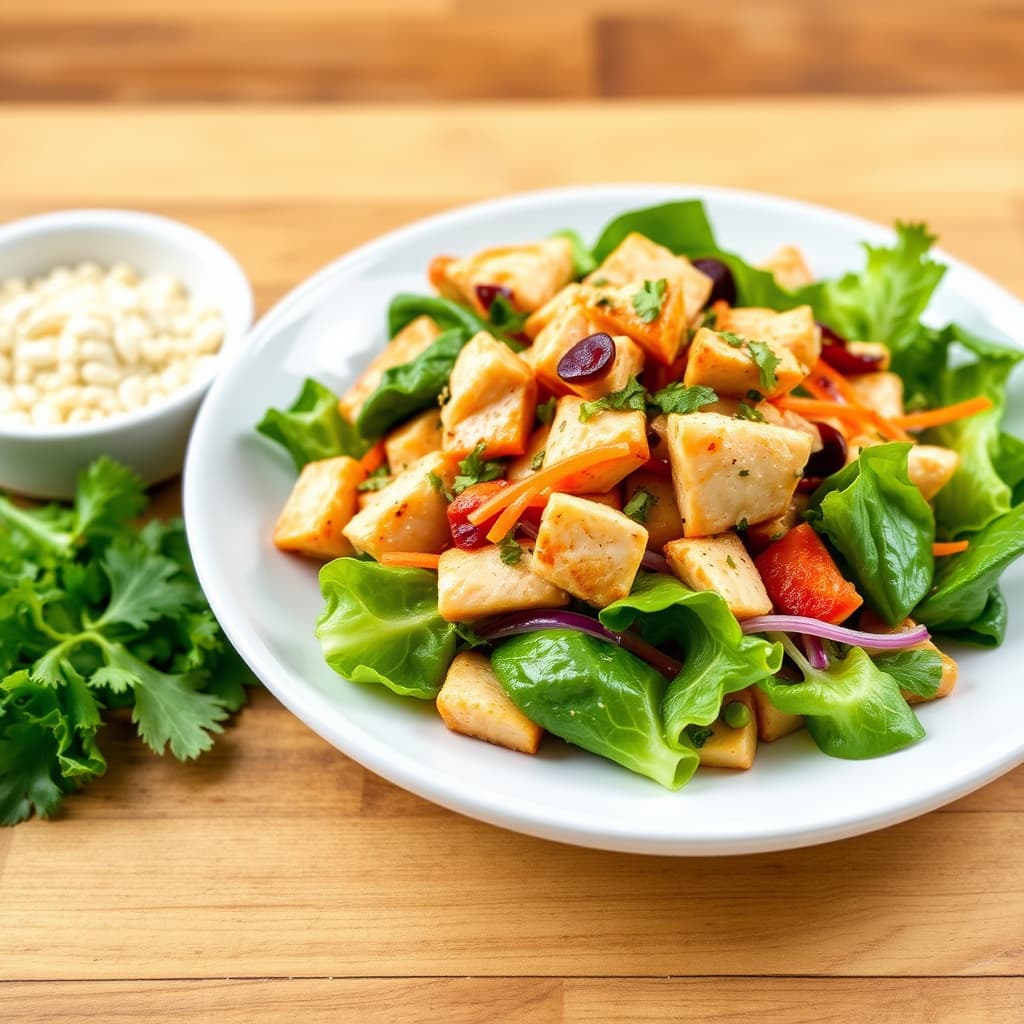 Kyllingsalat med mandarin