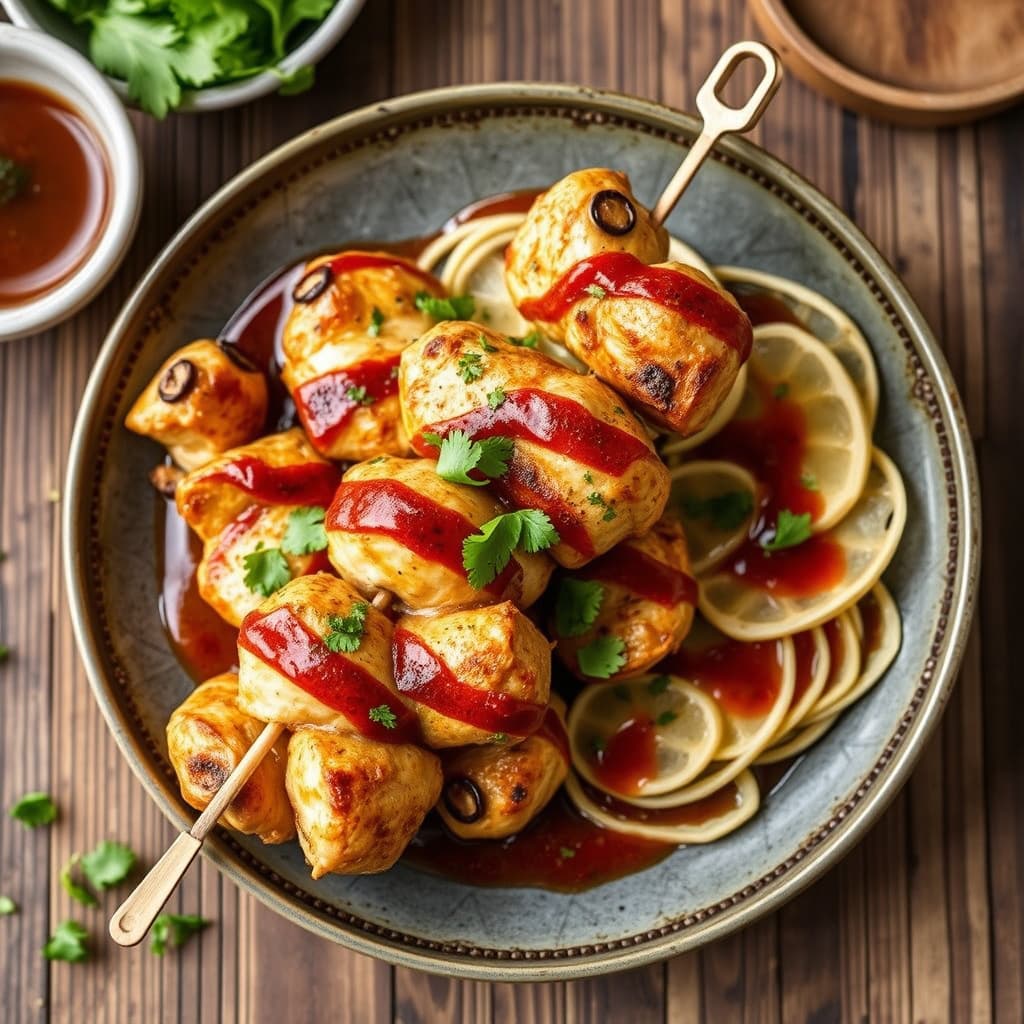 Kyllingspyd med Espagnolesaus