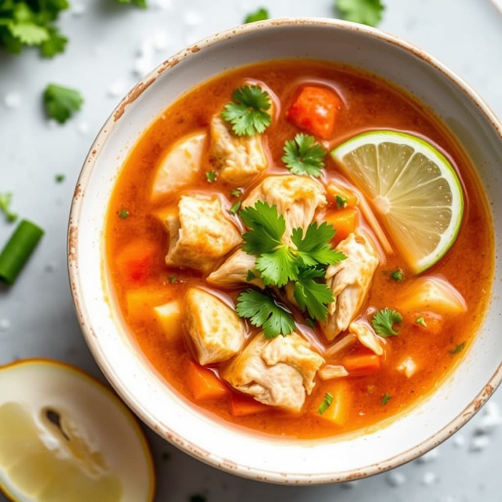 Kyllingsuppe (Mexicansk kyllingsuppe)