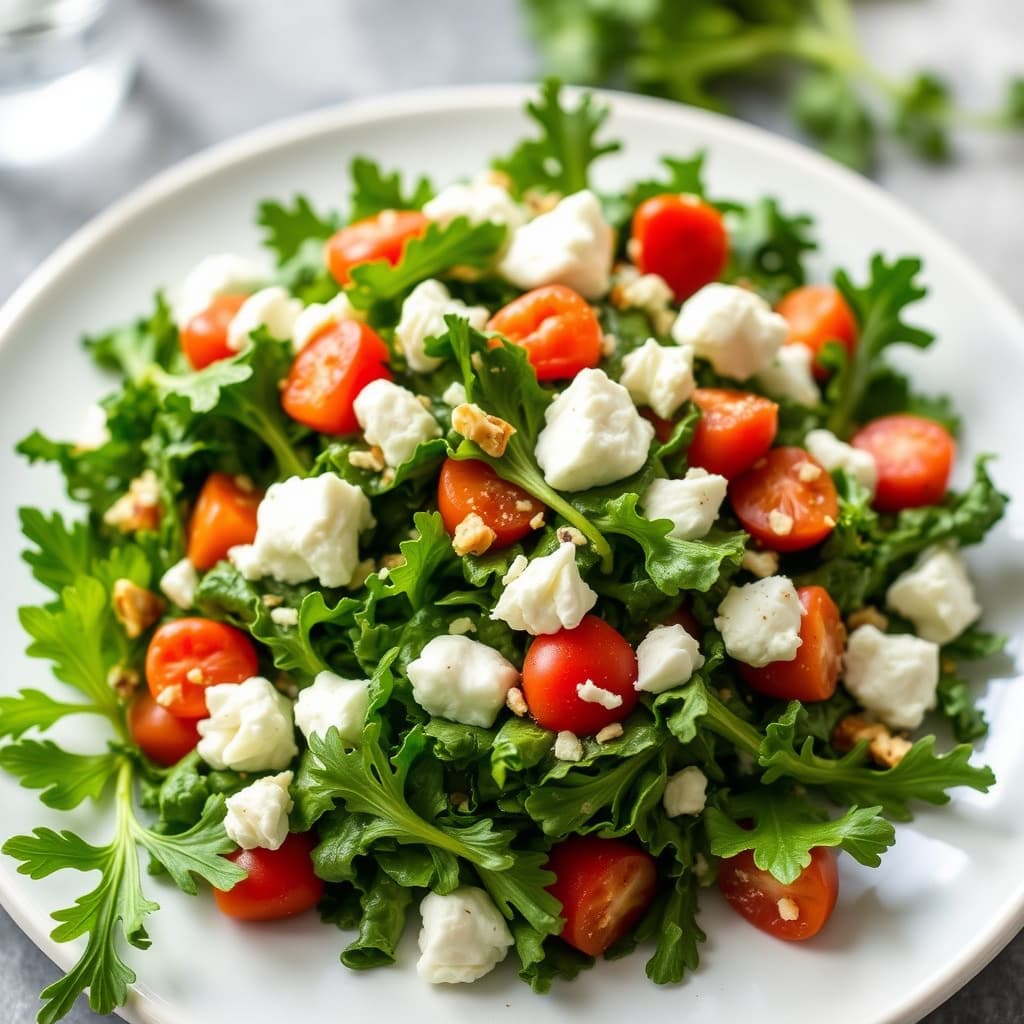 Lacinato-kål- og ricotta salat