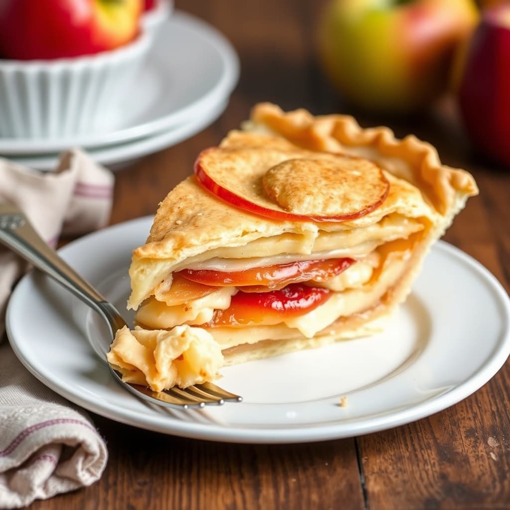 Lagvis eplepai med filodeigbunn