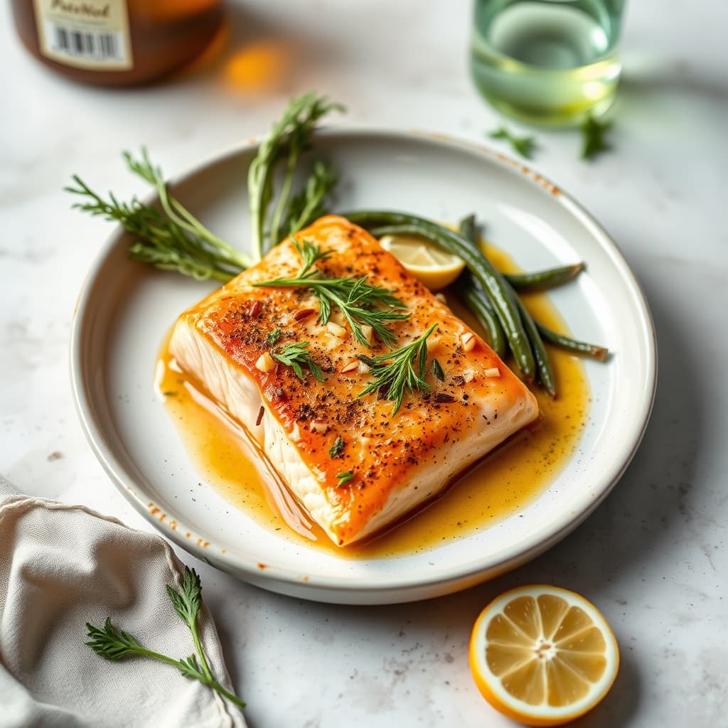 Laks med fennikel og Pernod