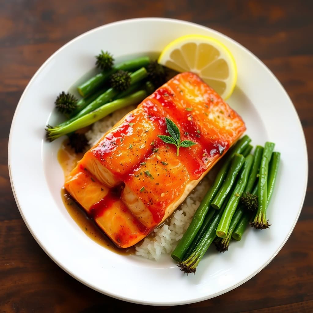 Laks med lønnesirupglasur på sedertreplanker