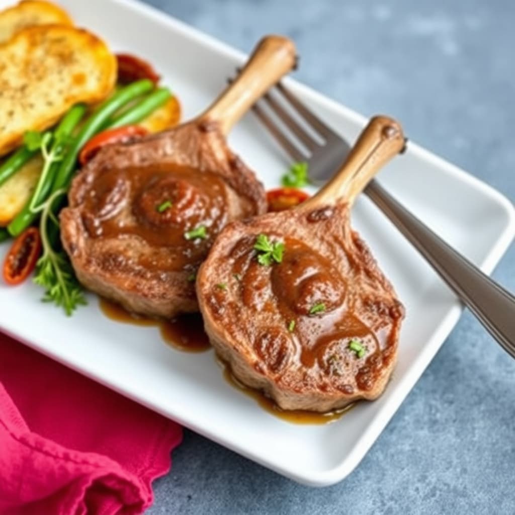 Lamb Chops med soltørket tomat-smør