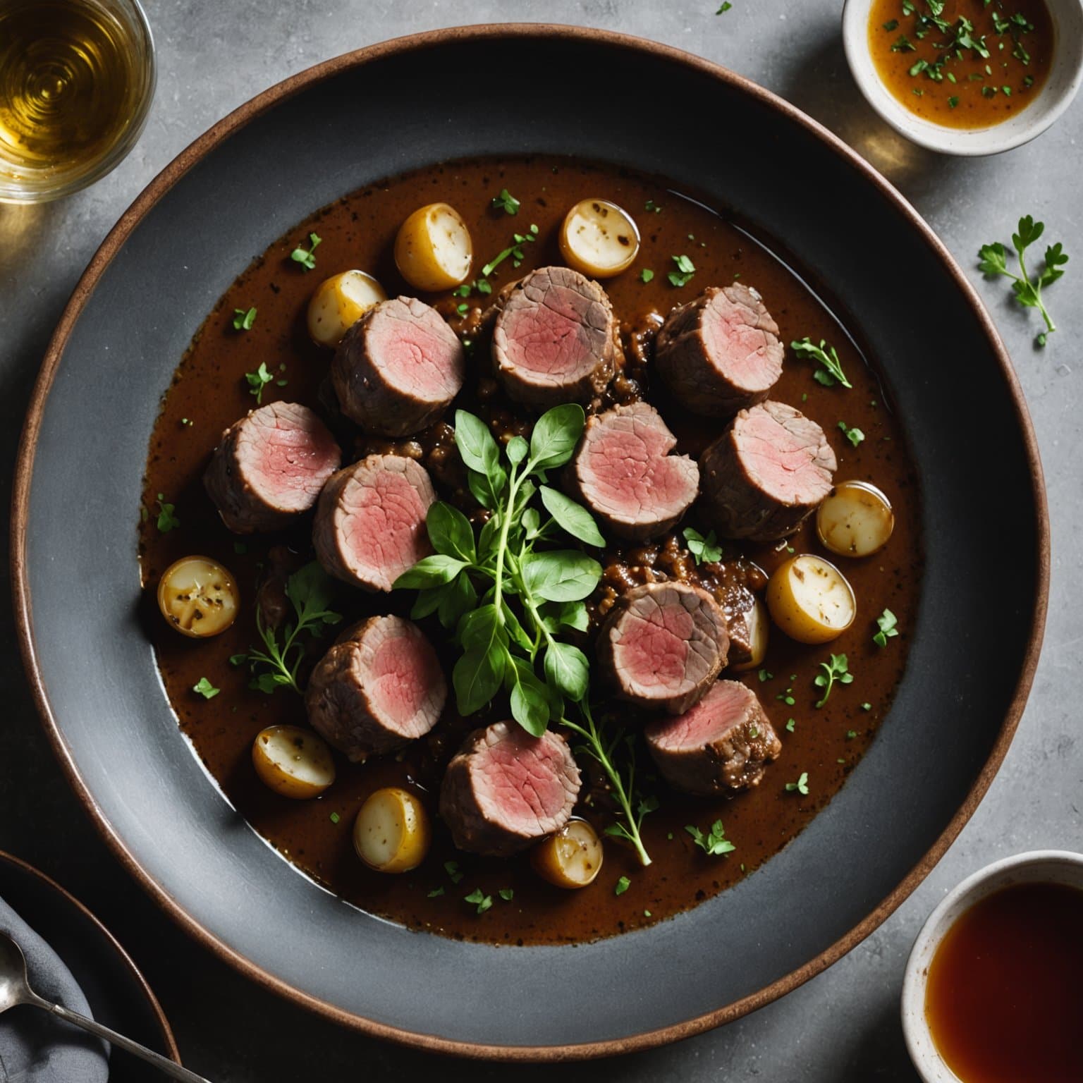 Lammekjøtt med pepperrot og eddik
Agnello al Raffano