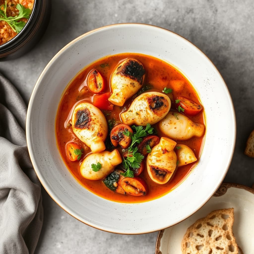 Lampuca "Siciliansk fiskestuing"