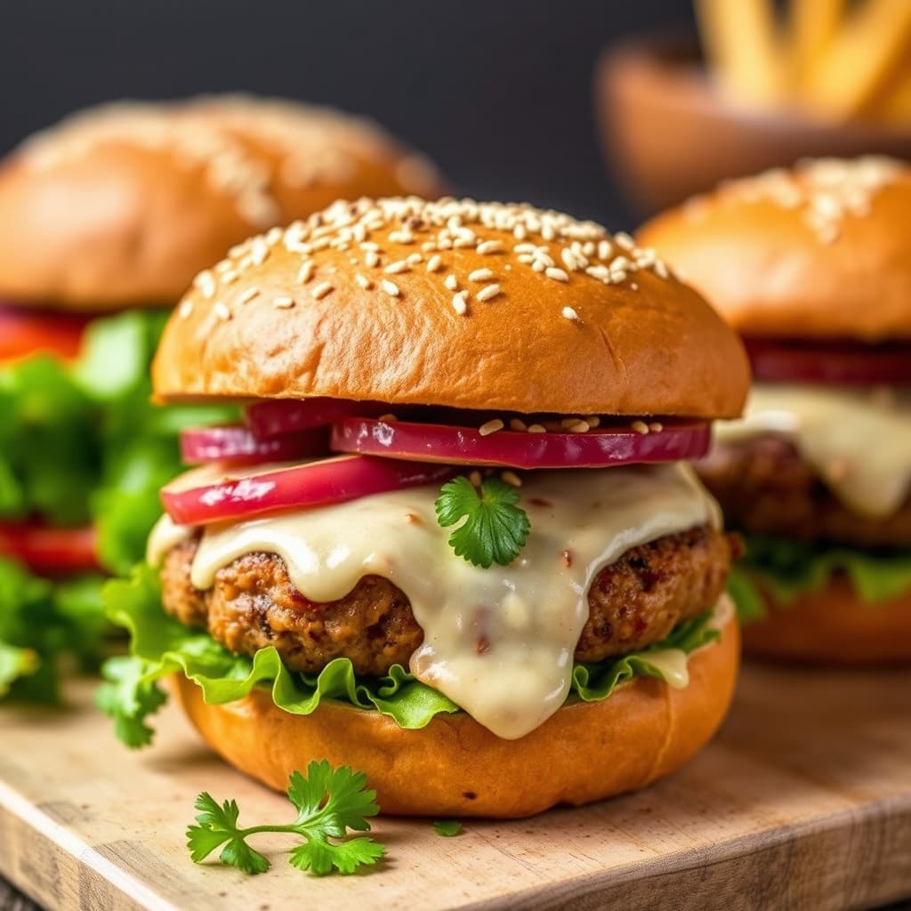 Landets svinekjøtt- og pepperkornburgere