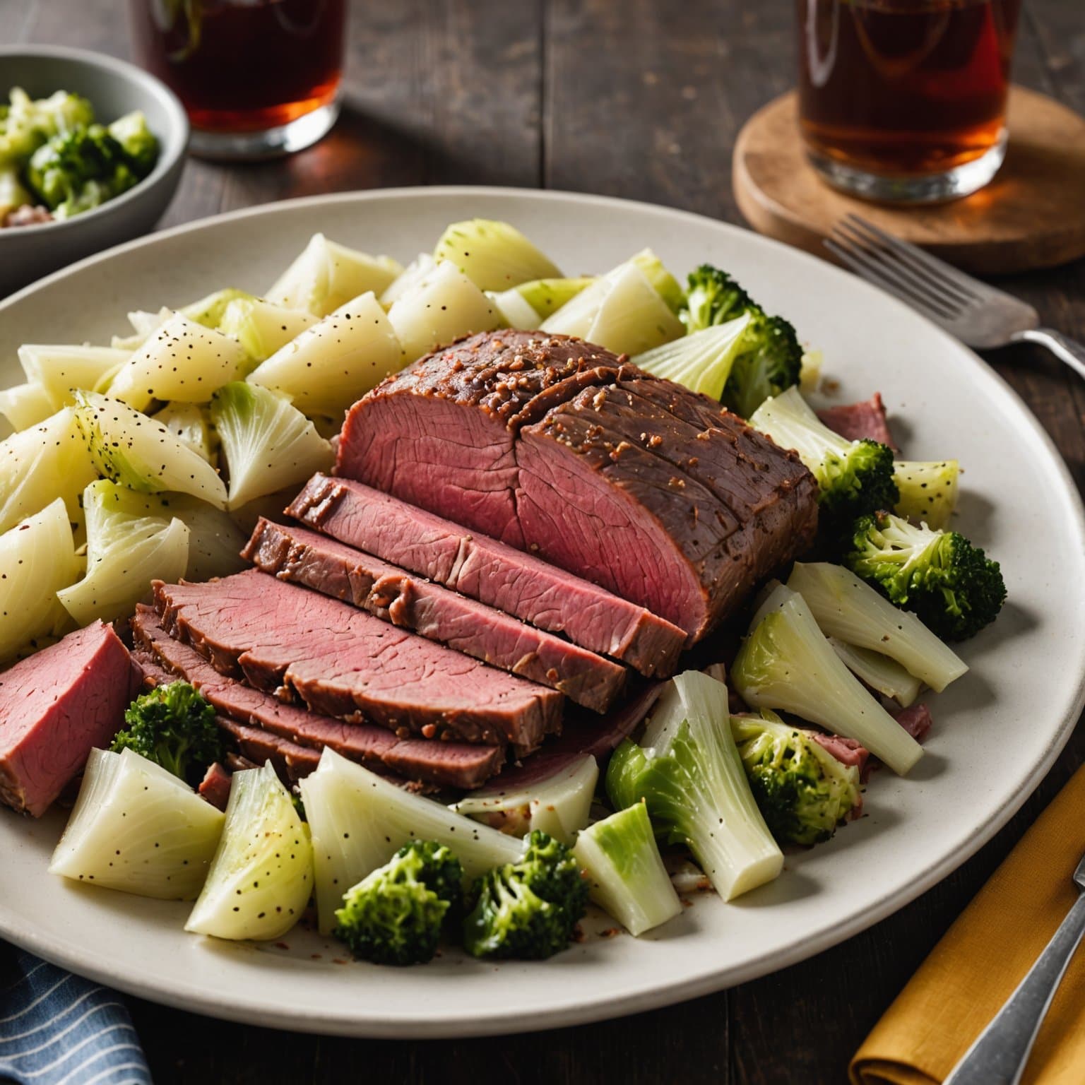 Langtidskokt corned beef med kål fra Reynolds®