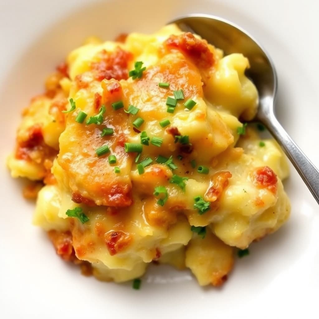 Langtidskokt gratinerte poteter