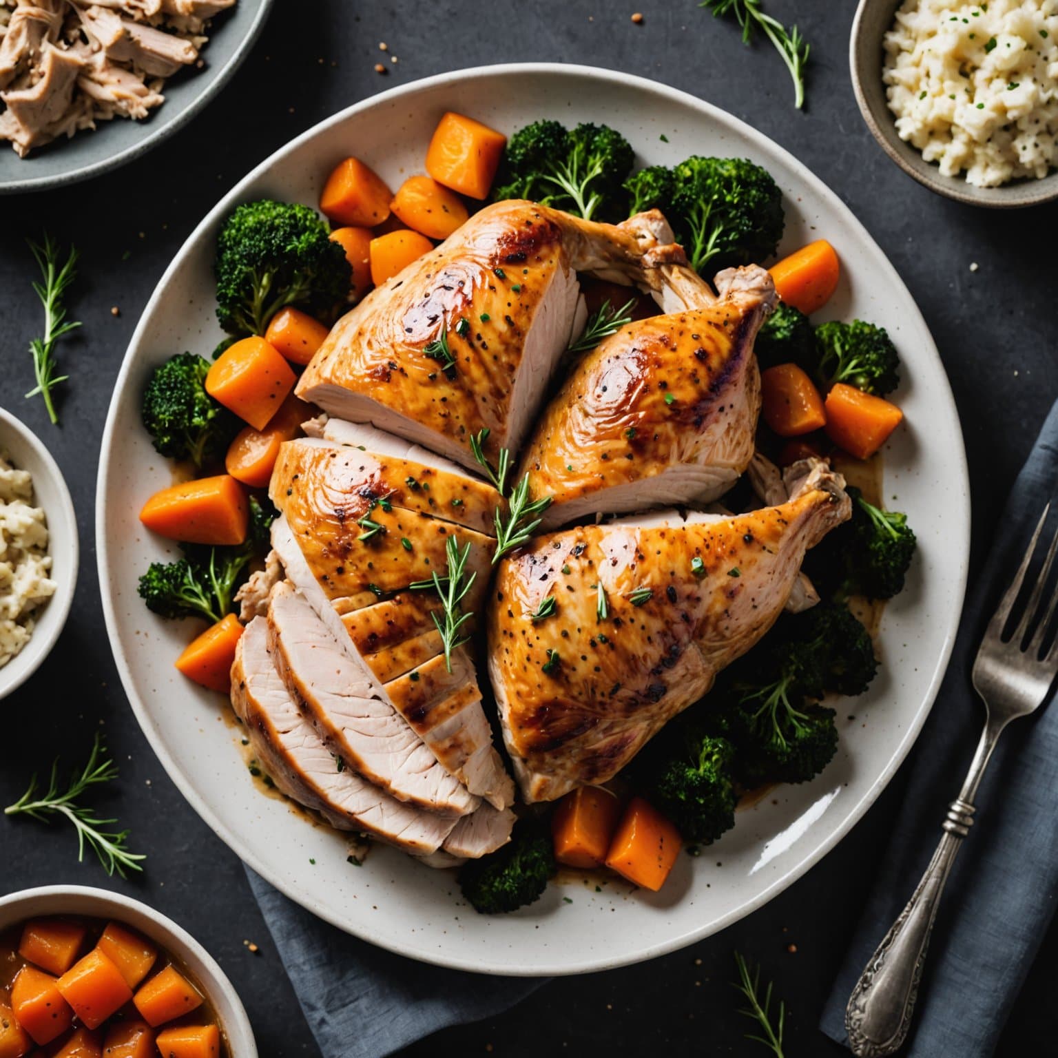 Langtidskokt kalkunbryst