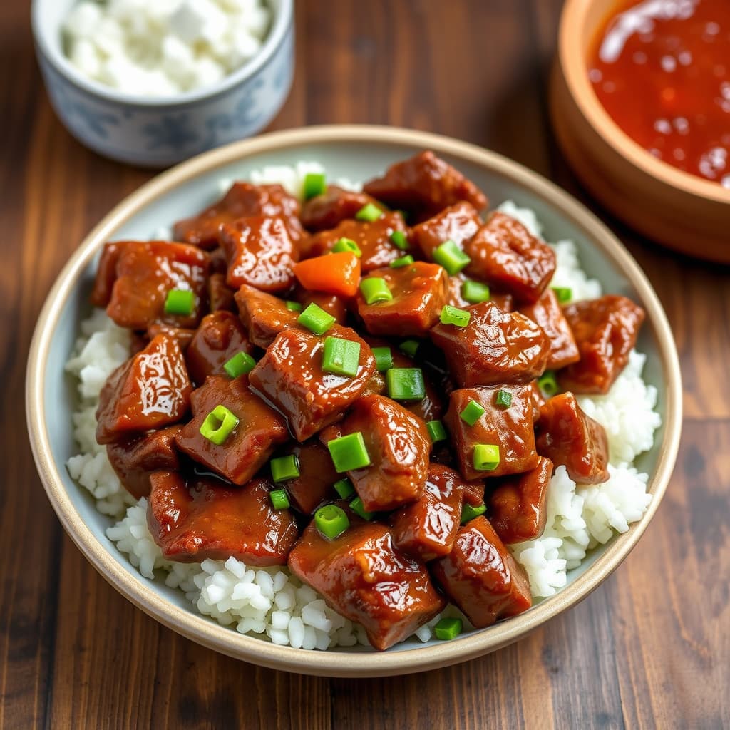 Langtidskokt kinesisk grillbiff