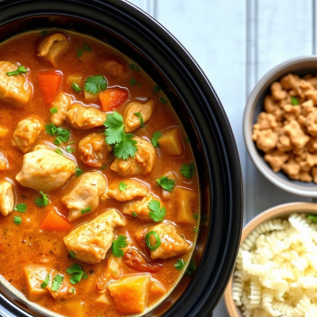 Langtidskokt kylling-gumbo