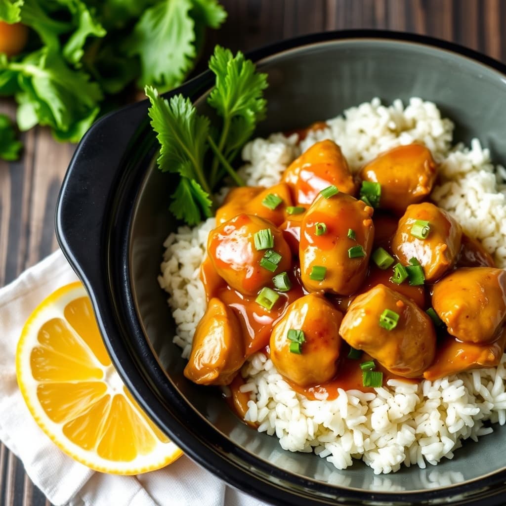 Langtidskokt soyacitruskylling