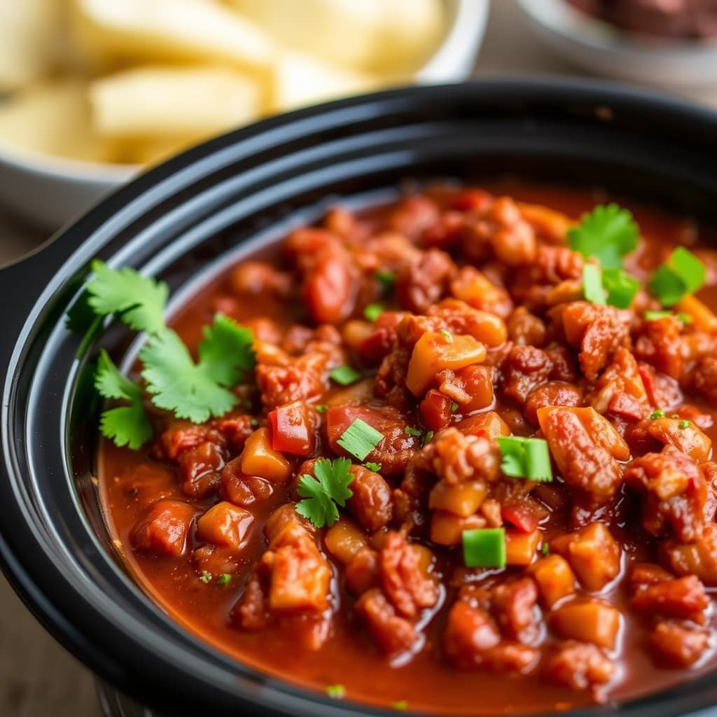 Langtidskokt Texas Chili