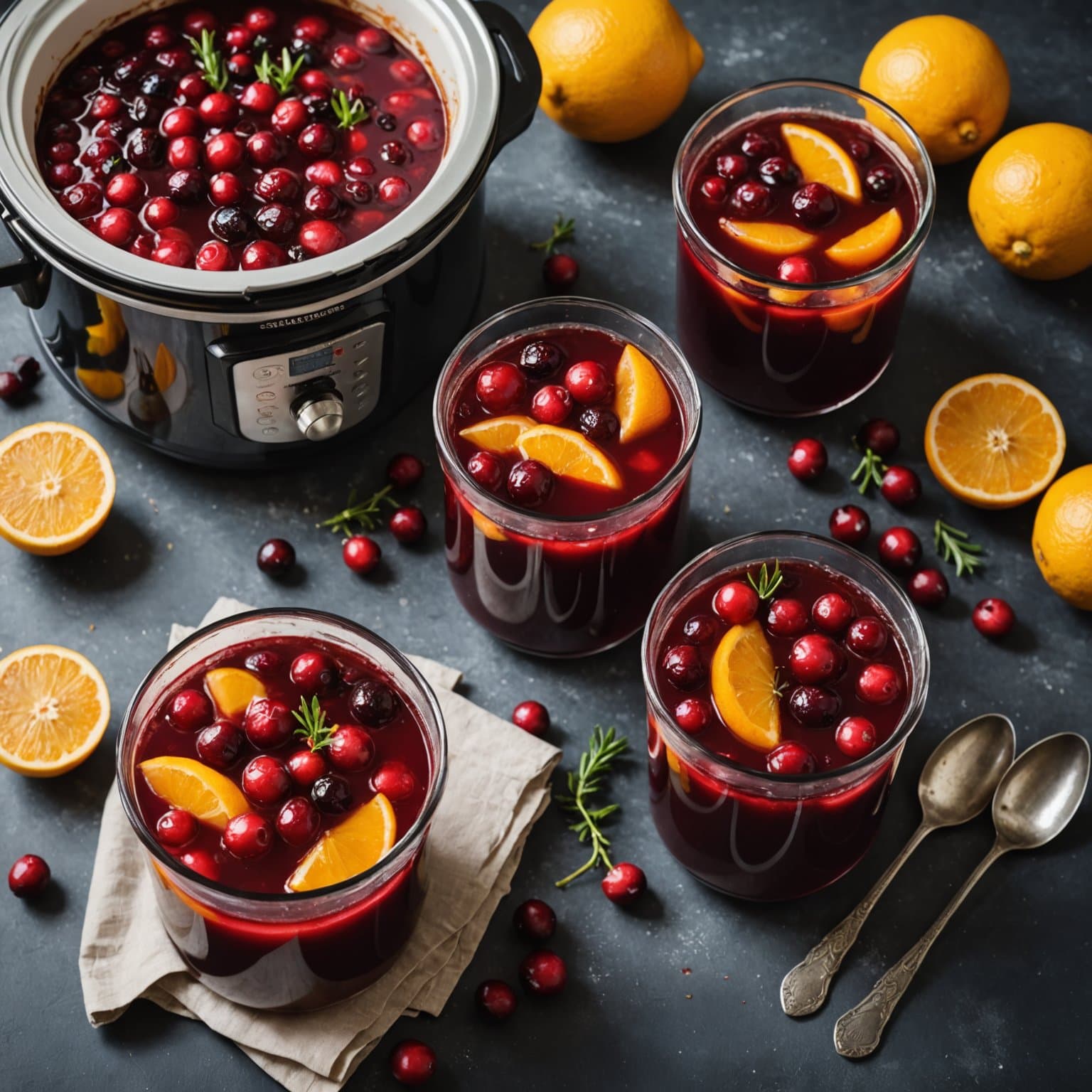 Langtidskokt tranebærpunsj