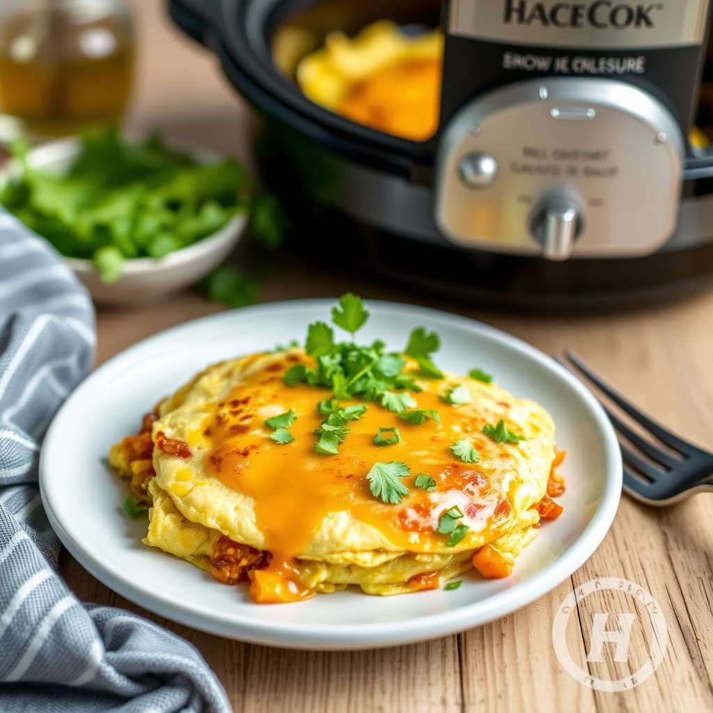 Langtidskokt vestlig omelett