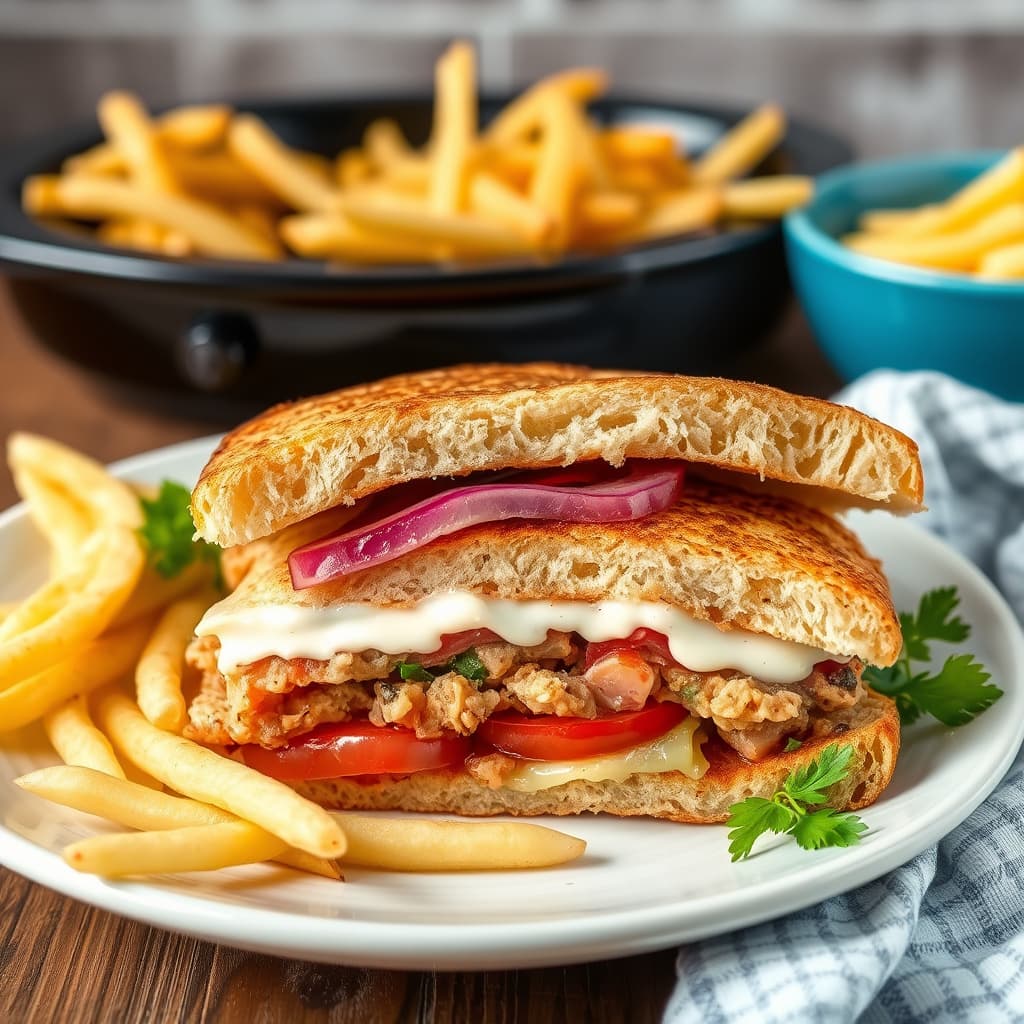 Langtidskokte cubanske smørbrød