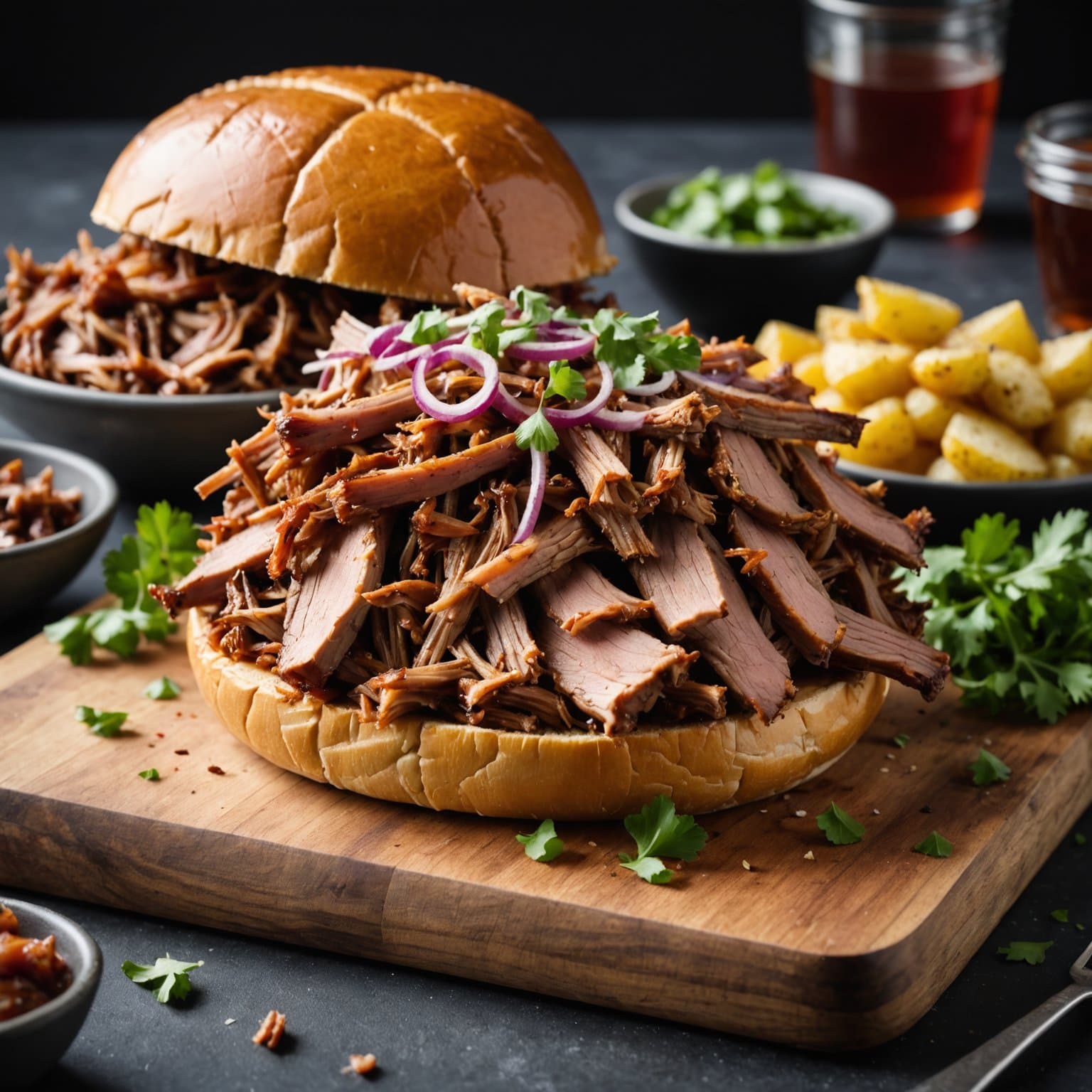 Langtidsrøkt pulled pork (Boston Butt)