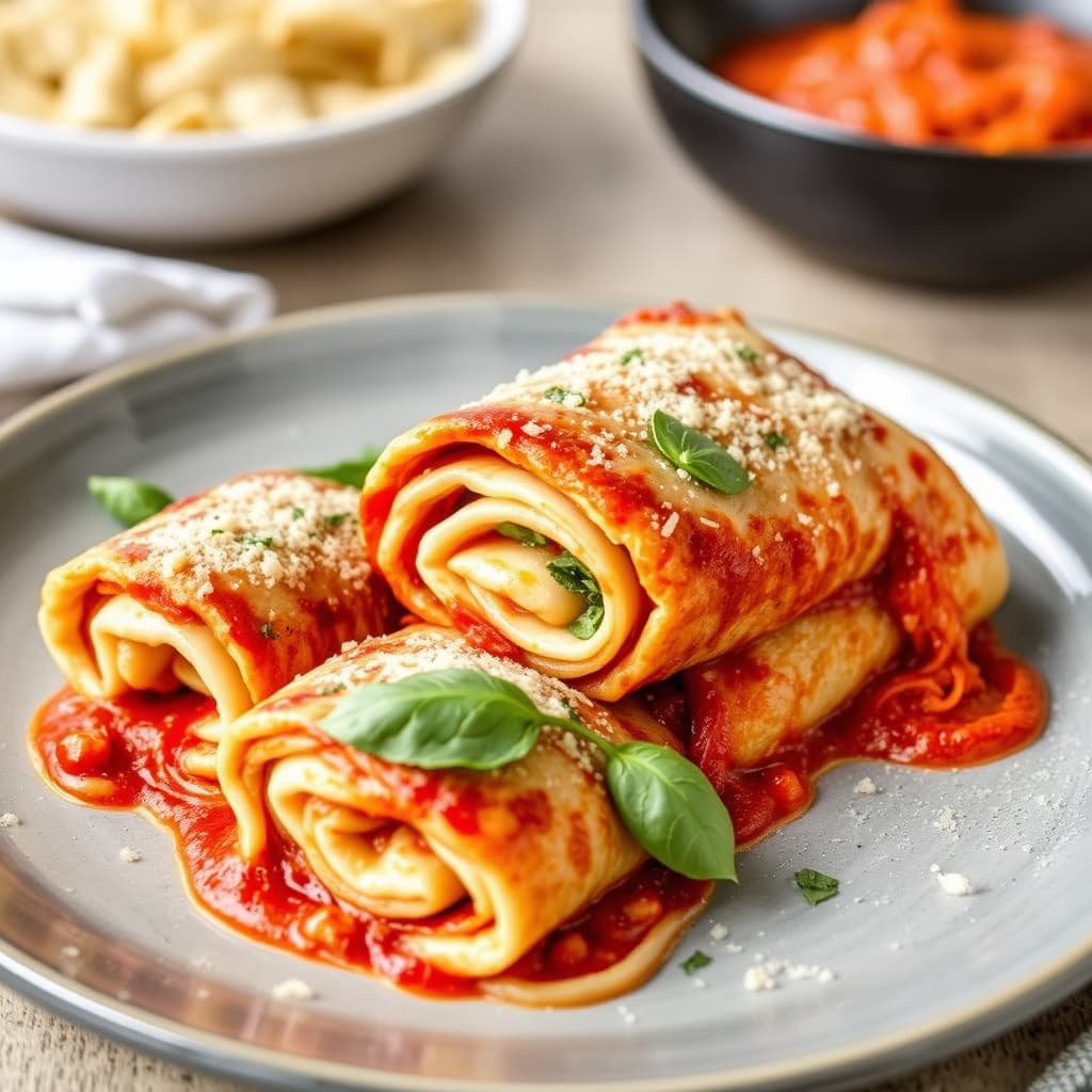 Lasagna Marinara-ruller