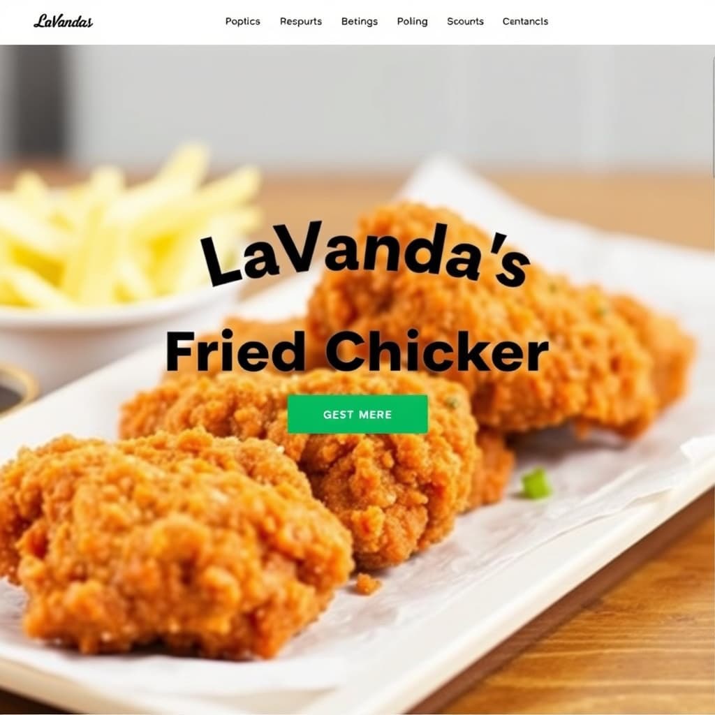 LaVandas stekte kylling