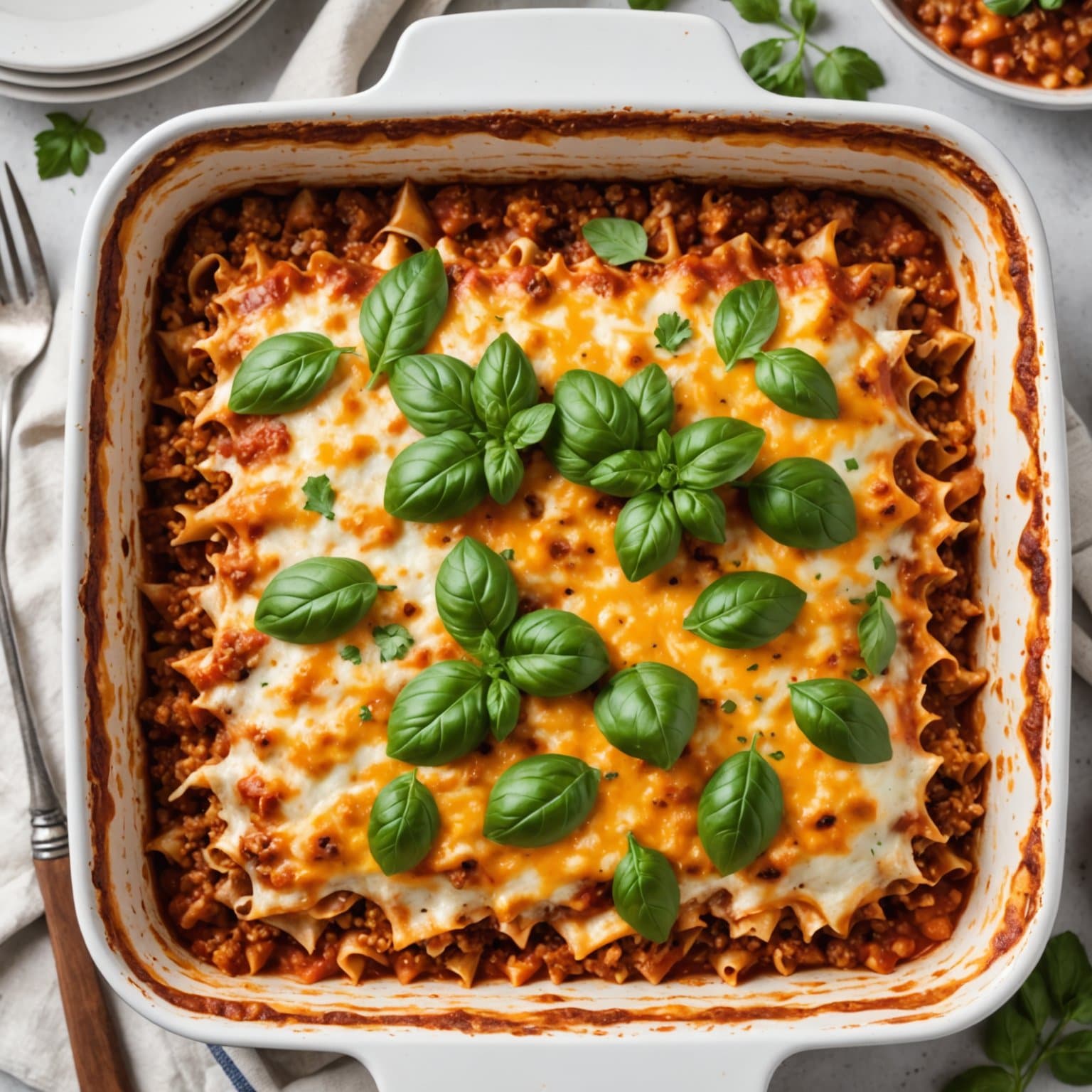 Lavkarbo kalkun- og quinoa-lasagne