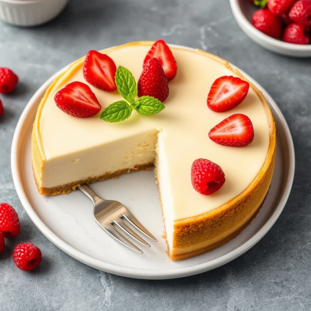 Lett-vaniljekake med ostekrem