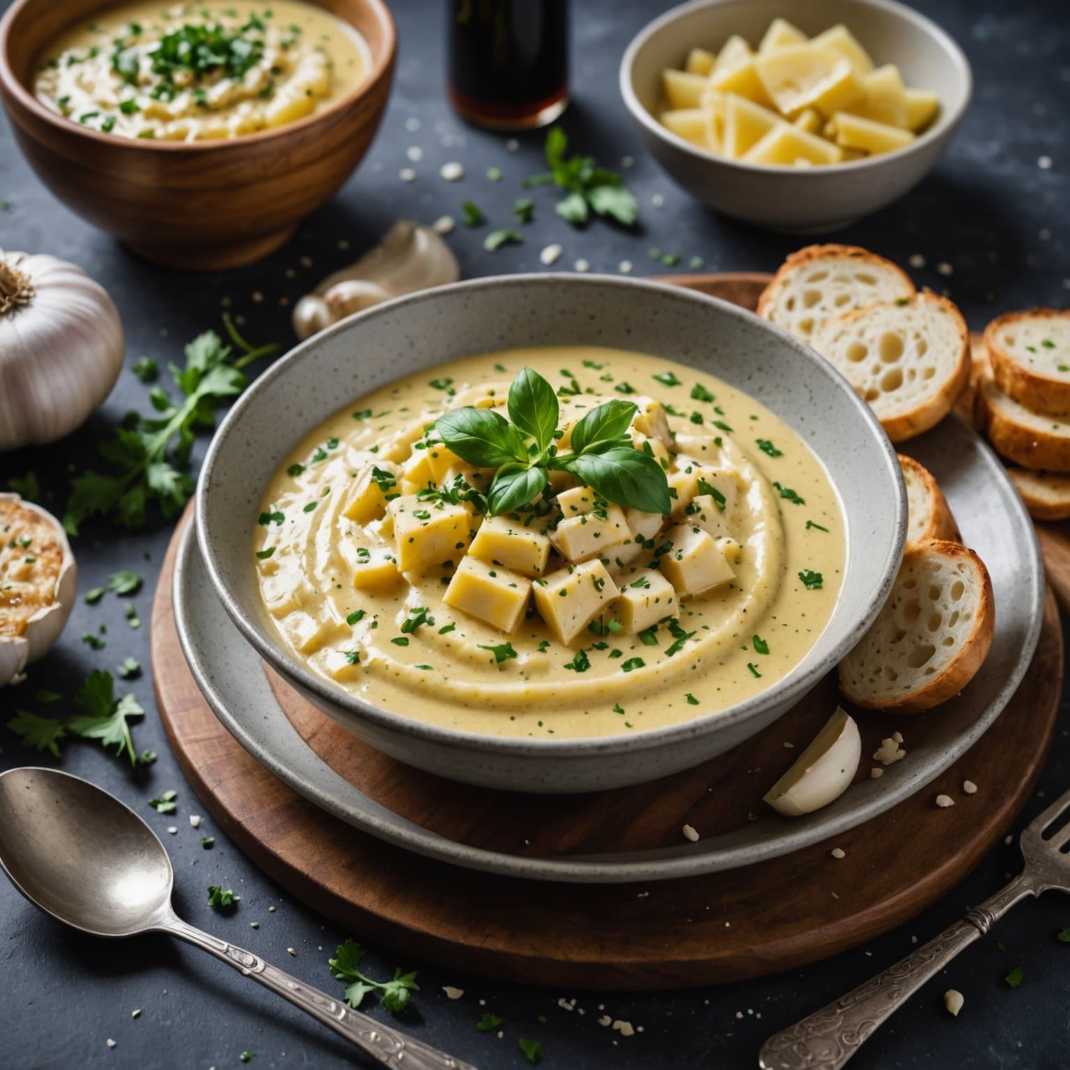 Libanesisk hvitløksmørsaus