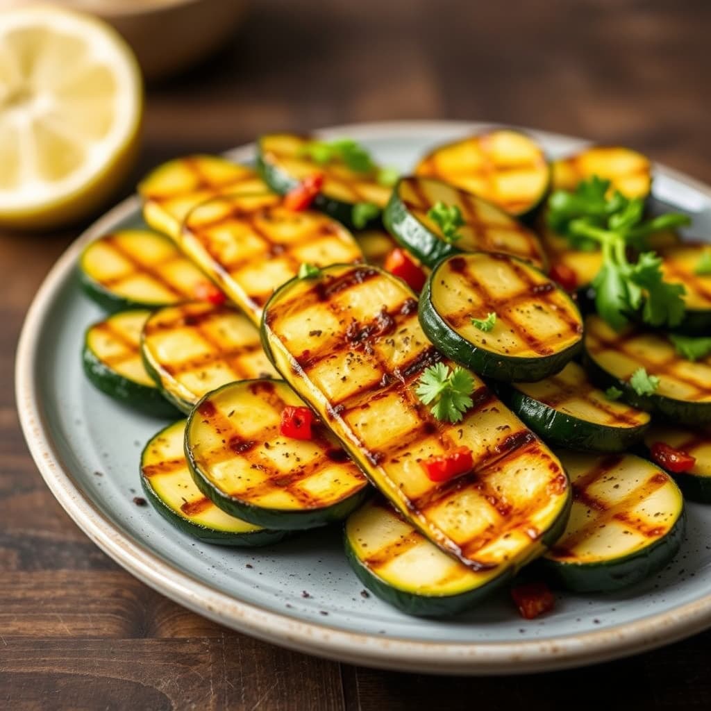 Lisas grillede squash