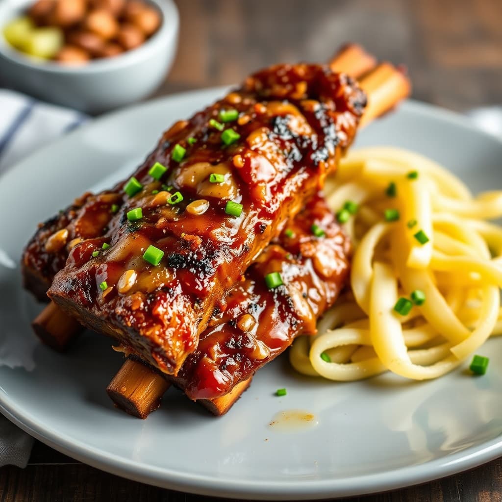 Luksuriøse hvitløksribbe