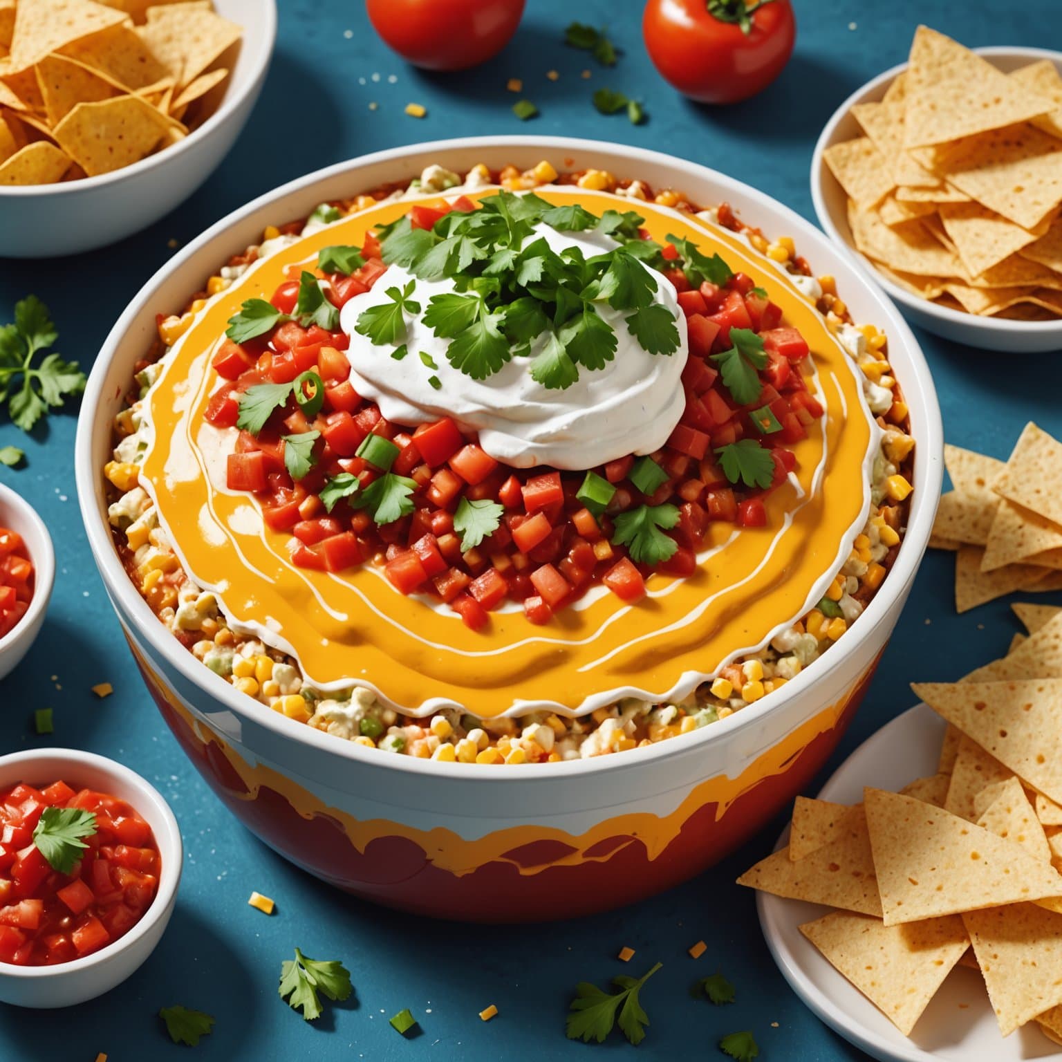 Lynn sin lagdelte nacho-dip