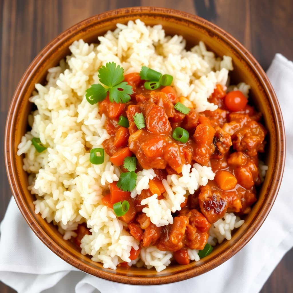 Lynsterk chili og ris